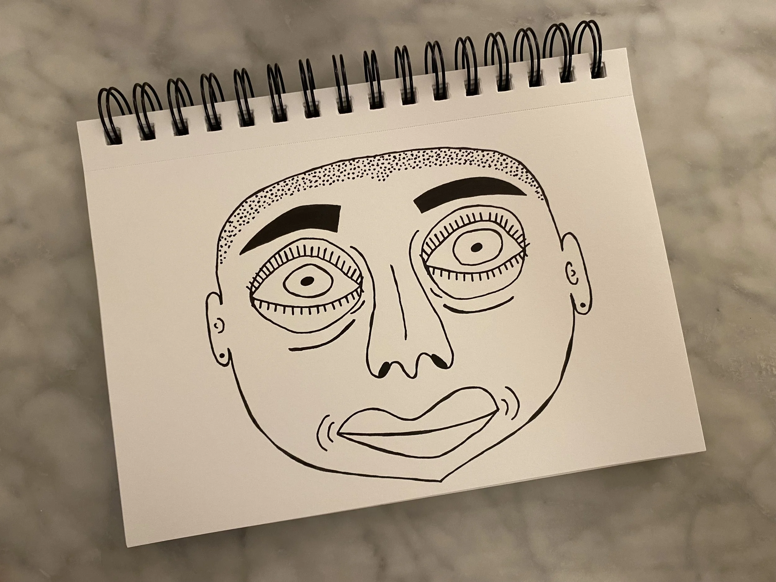 "Anxiety" (5.5 x 8.5 in.) – $50 USD