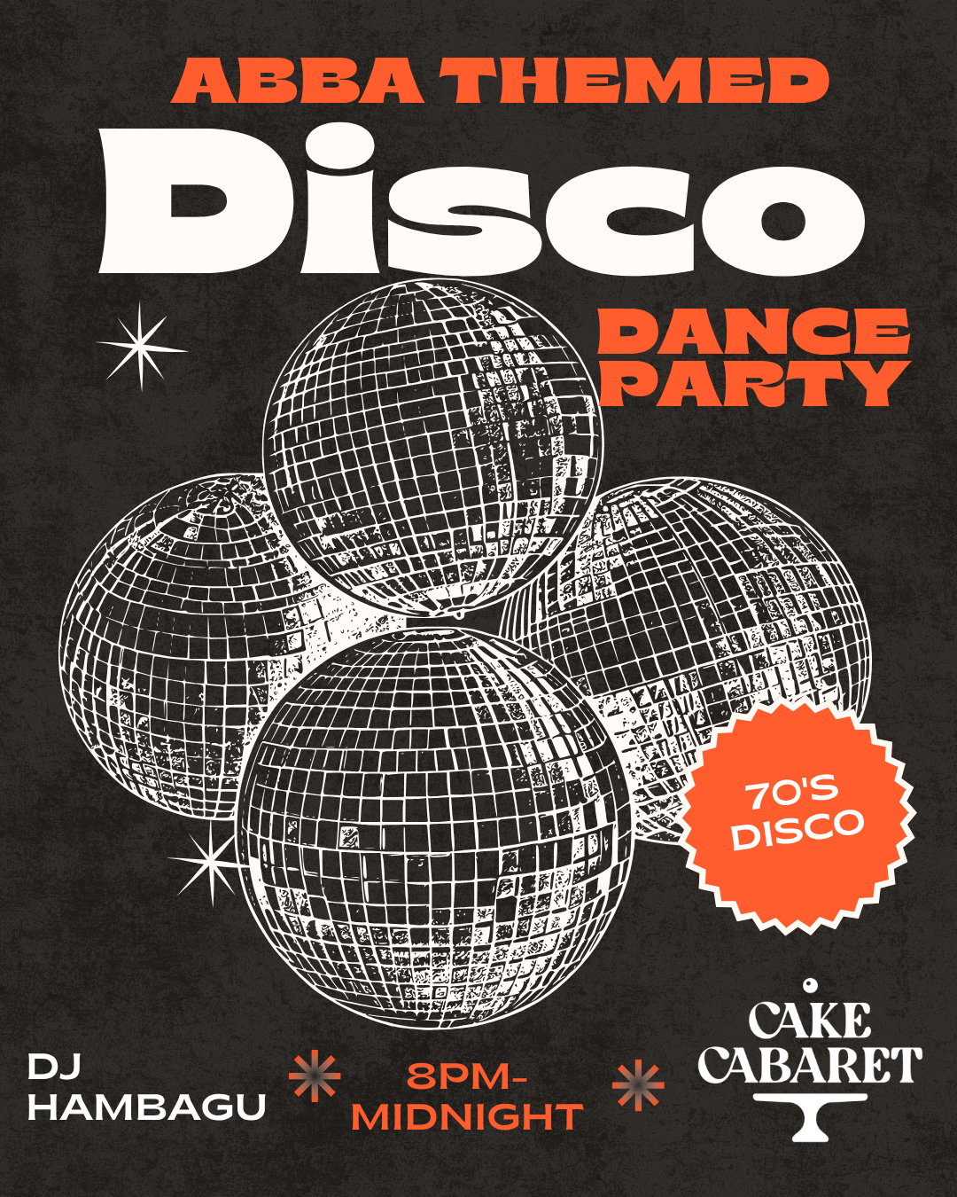 Club Night that ends at midnight. For millenials who want to party at a reasonable hour.