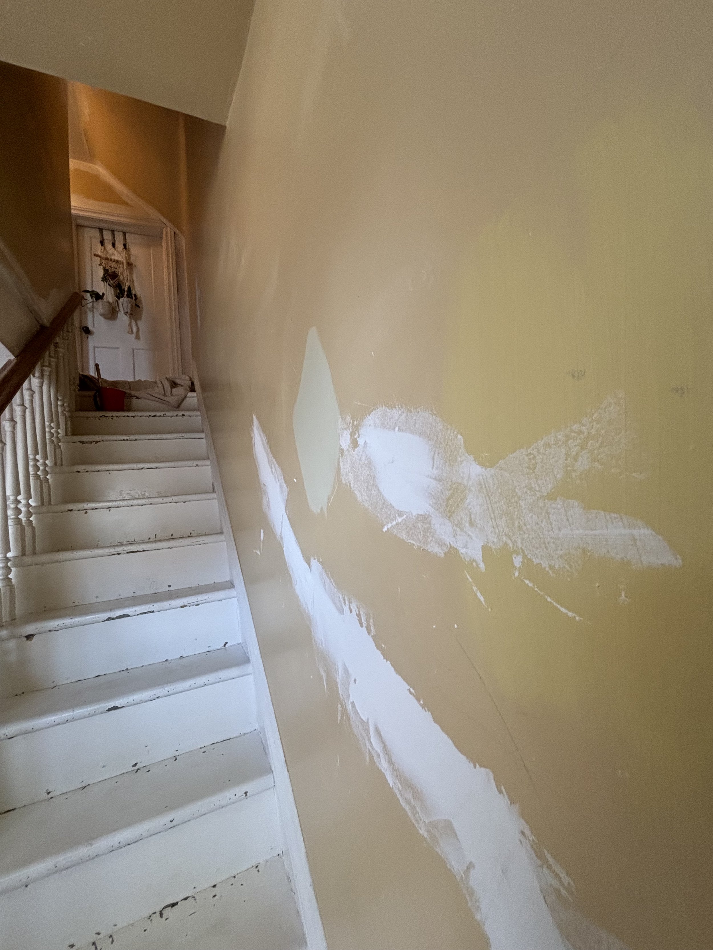 Crack Repair before Skim coat