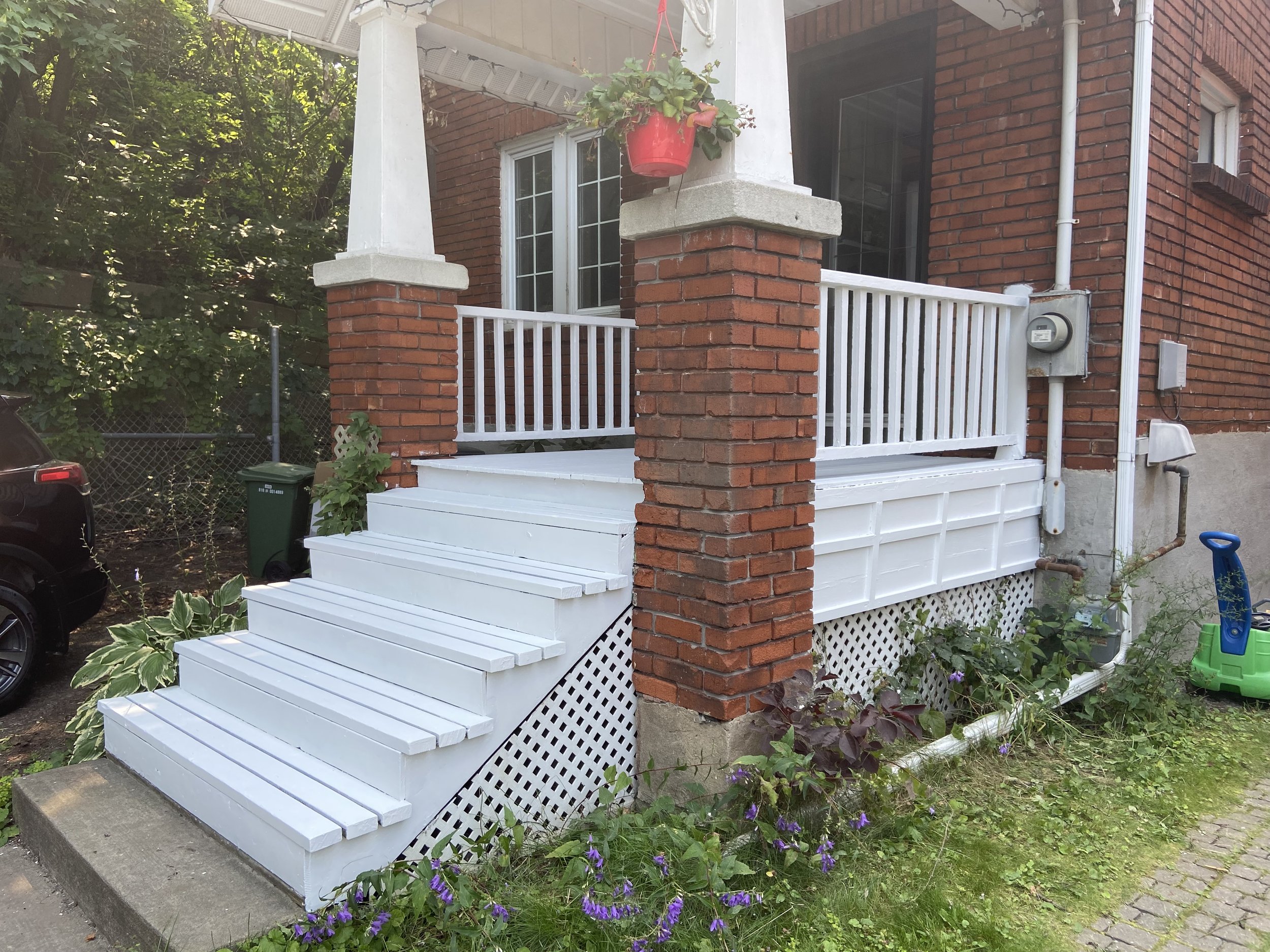 Painted Stairs and Railings