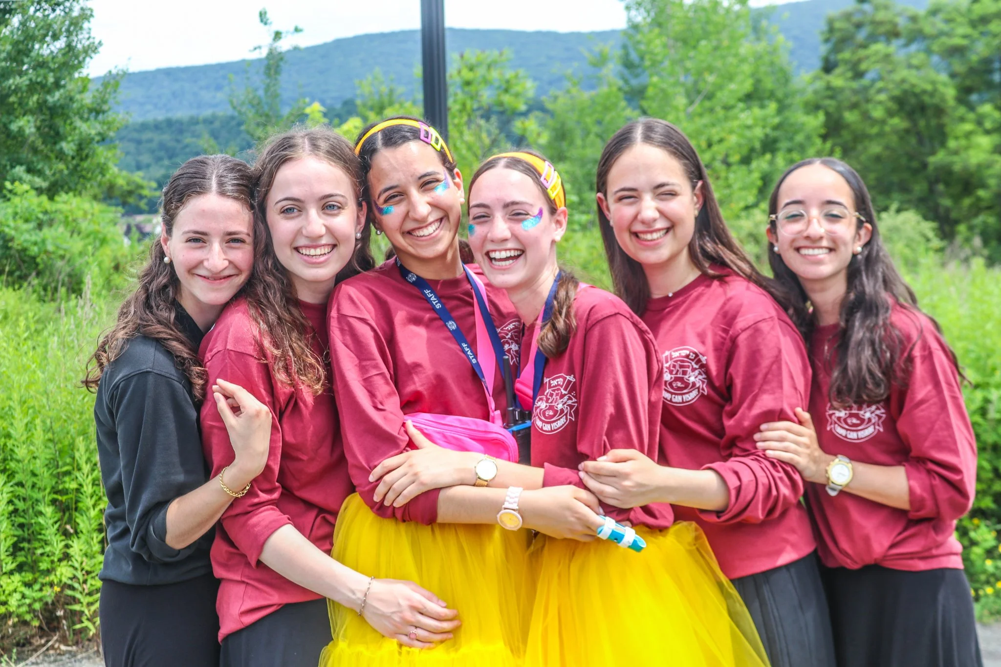 Camp staff and campers
