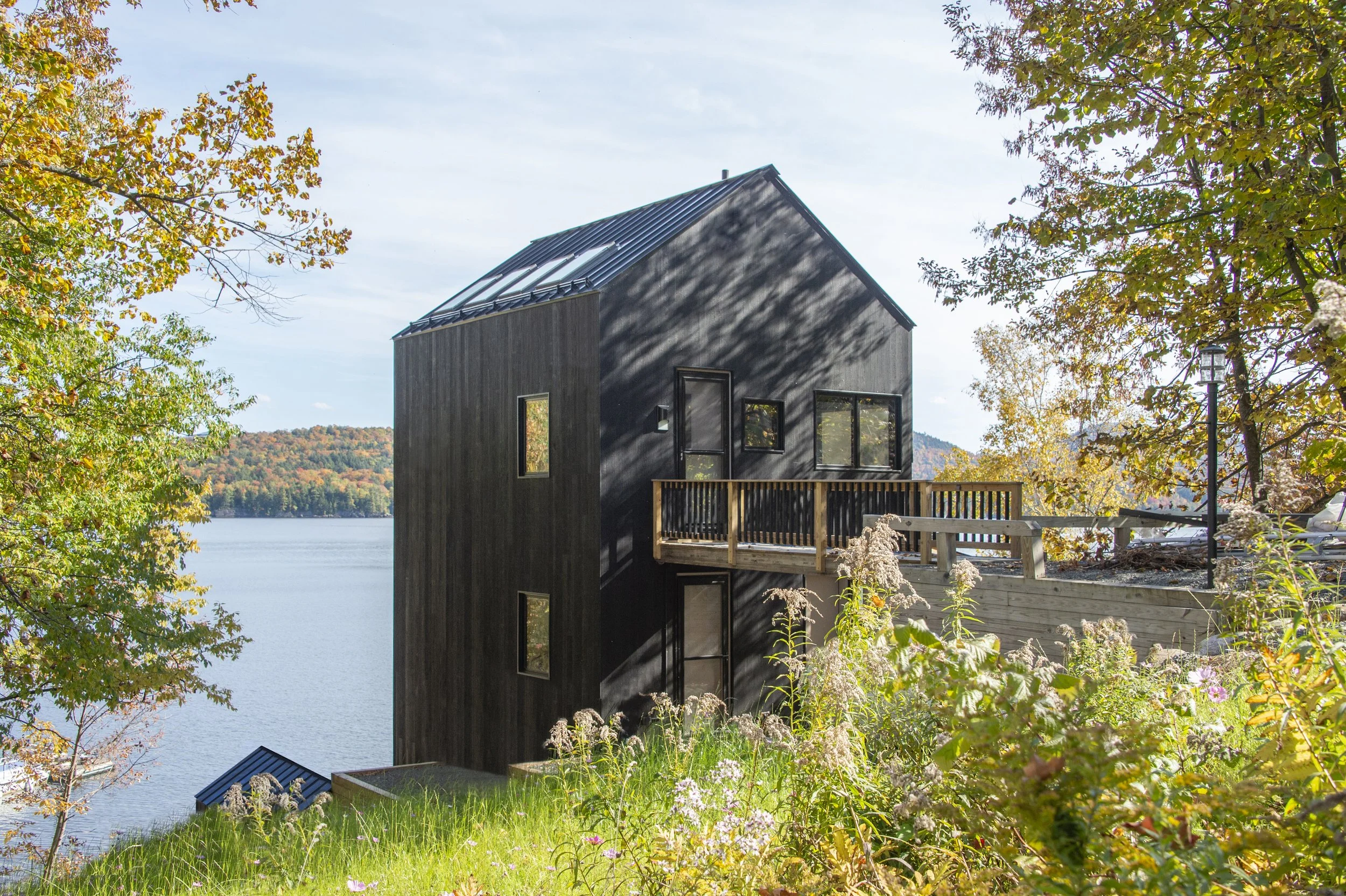 modern black house