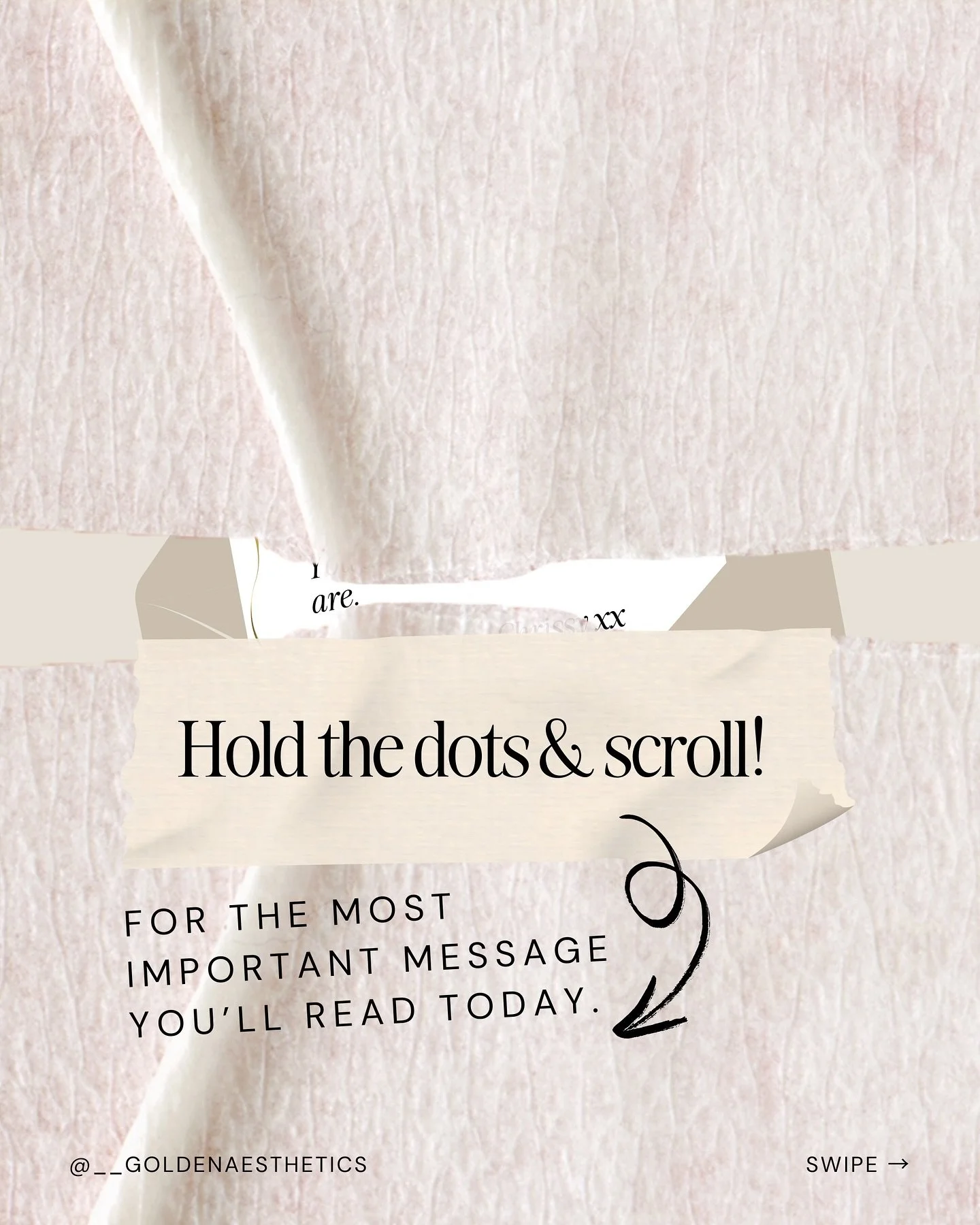 Not another sale. Not another tip. Just something you really need to hear today.

👉 Hold the dots + scroll to see what I mean.

#selfcare #selflove
