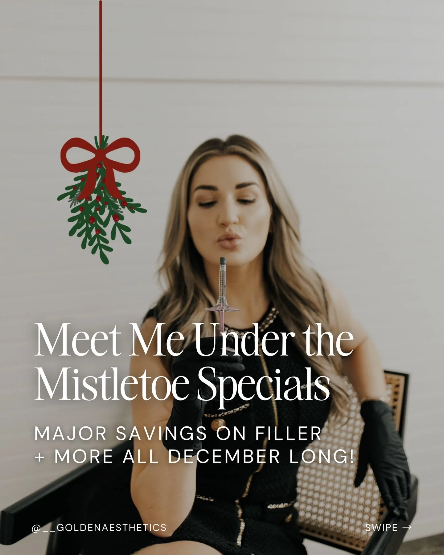 December may be the merriest, but it&rsquo;s also the most chaotic. Lucky for you, I love playing Mrs. Claus!

Here&rsquo;s what&rsquo;s on the specials menu&hellip;
🪄 Holiday Filler Savings: 2 syringes for $1200 (save $200). 3 syringes for $1650 (s
