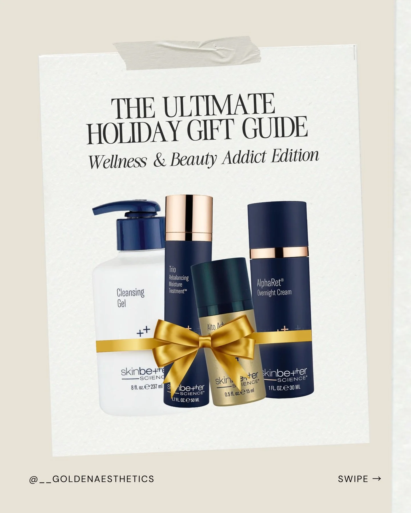 For the friend who&rsquo;s always talking skincare&hellip; or the one who deserves a little extra glow this season ✨

This holiday gift guide is all about gifting products that actually make a difference, not *just* look pretty on a bathroom shelf (b