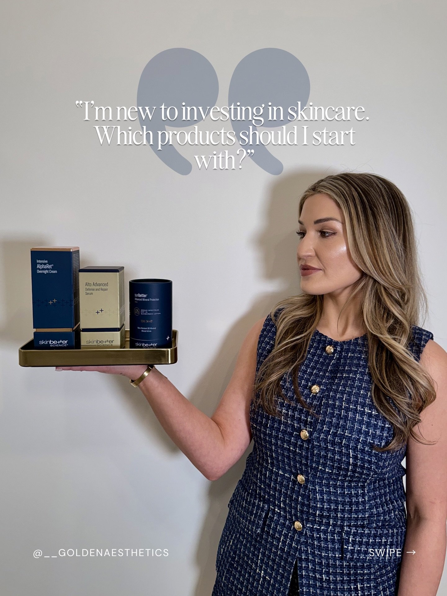I get this question constantly, so here's my honest answer.

If you're just starting to build a quality skincare routine, these are the three products I'd put in your hands first...

1. Alto Advanced Defense &amp; Repair Serum: Liquid gold, literally