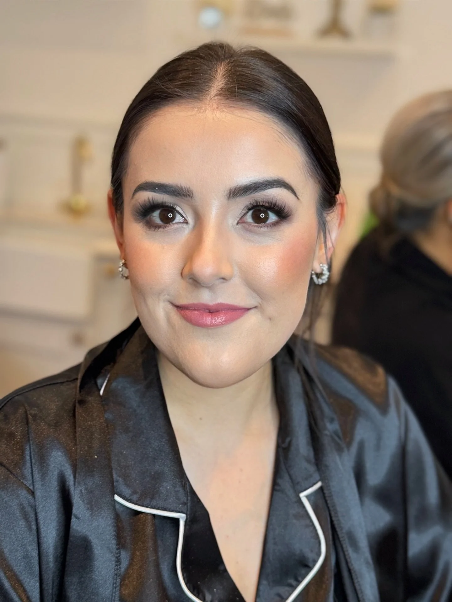 When the bridesmaids are this beautiful! Skin that is like butter ❤️