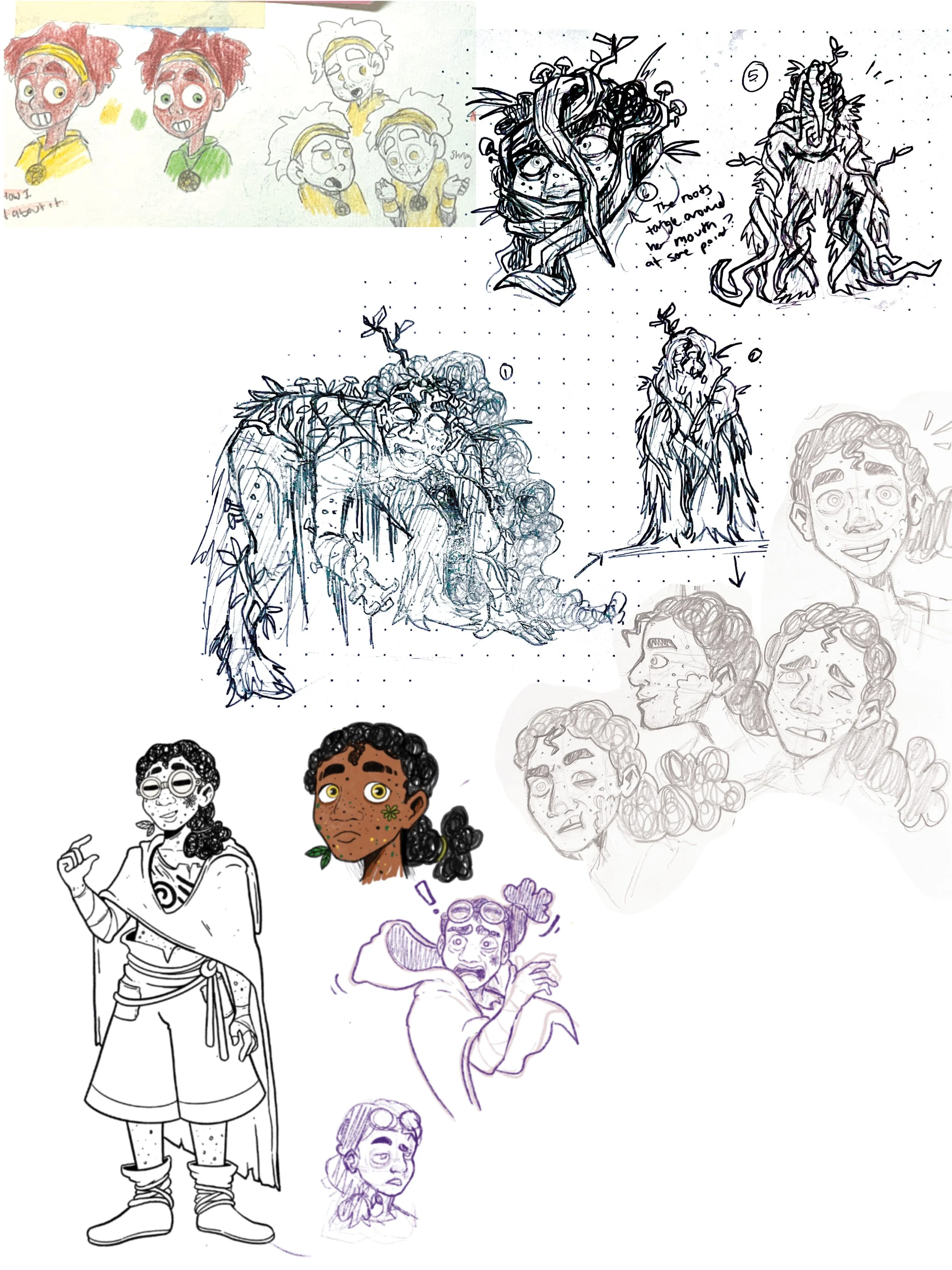 Initial Quinn Character designs