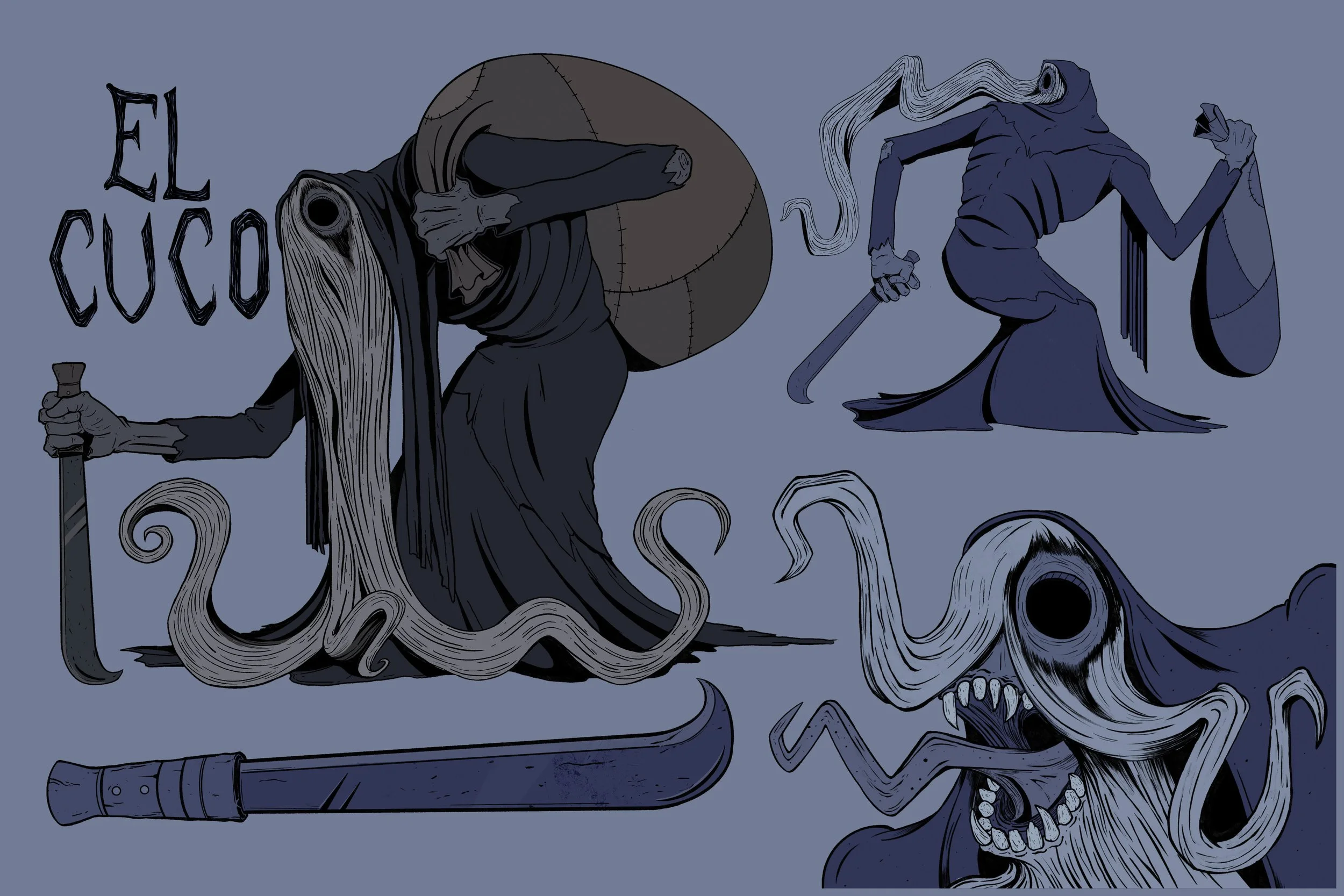 El Cuco character design for "Ghosts of San Dolores"