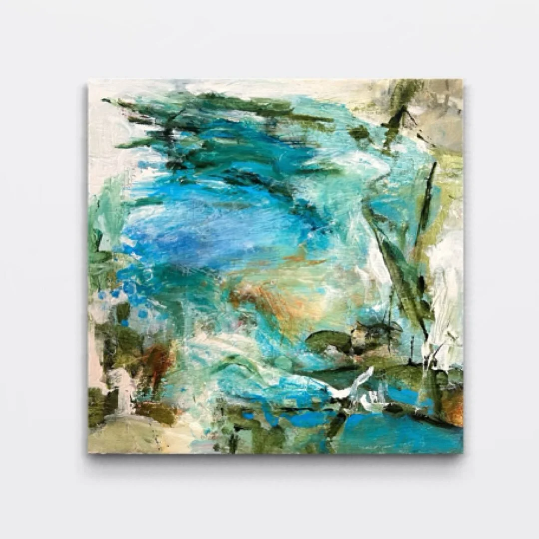 A new piece drying on the studio wall. Inspired by life on an island. Beauty within constant change: ocean, sky, trees, rock, color. 

Island Wild | 24&rdquo;x24&rdquo; | acrylic on canvas

#saltspringisland 
#studiowall 
#painterslife 
#colorlove 
#