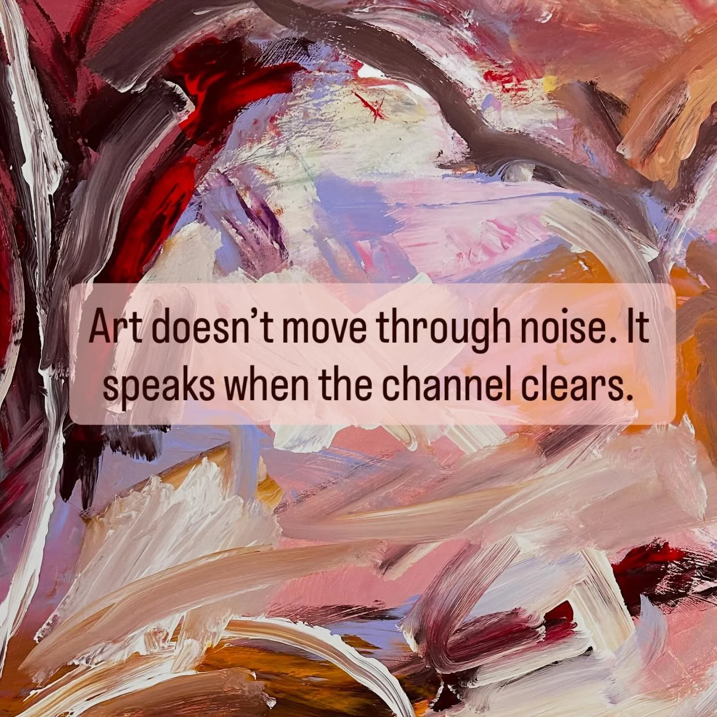 Clear the static or you may miss the message. Intuition speaks when you&rsquo;re quiet enough to hear it. Dial in. Become centered. Create from there. It&rsquo;s your most authentic expression!

#artfromtheheart #painterslife #saltspringisland #color