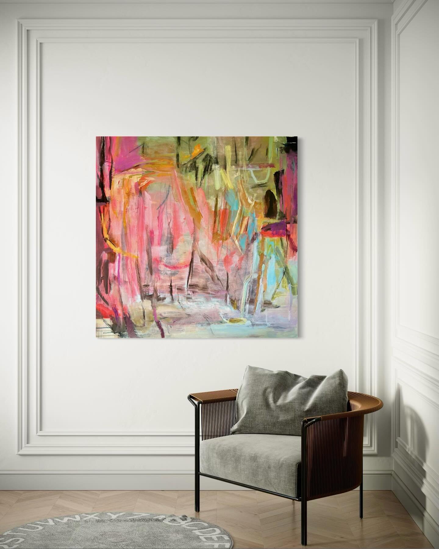 Alive &amp; Earthy

This piece came through in layers, letting go of control and allowing the marks to find their own rhythm.

It feels vibrant, grounded, and very alive.

48&rdquo; x 48&rdquo;

DM for details.

#lyricalabstraction 
#statementpiece 
