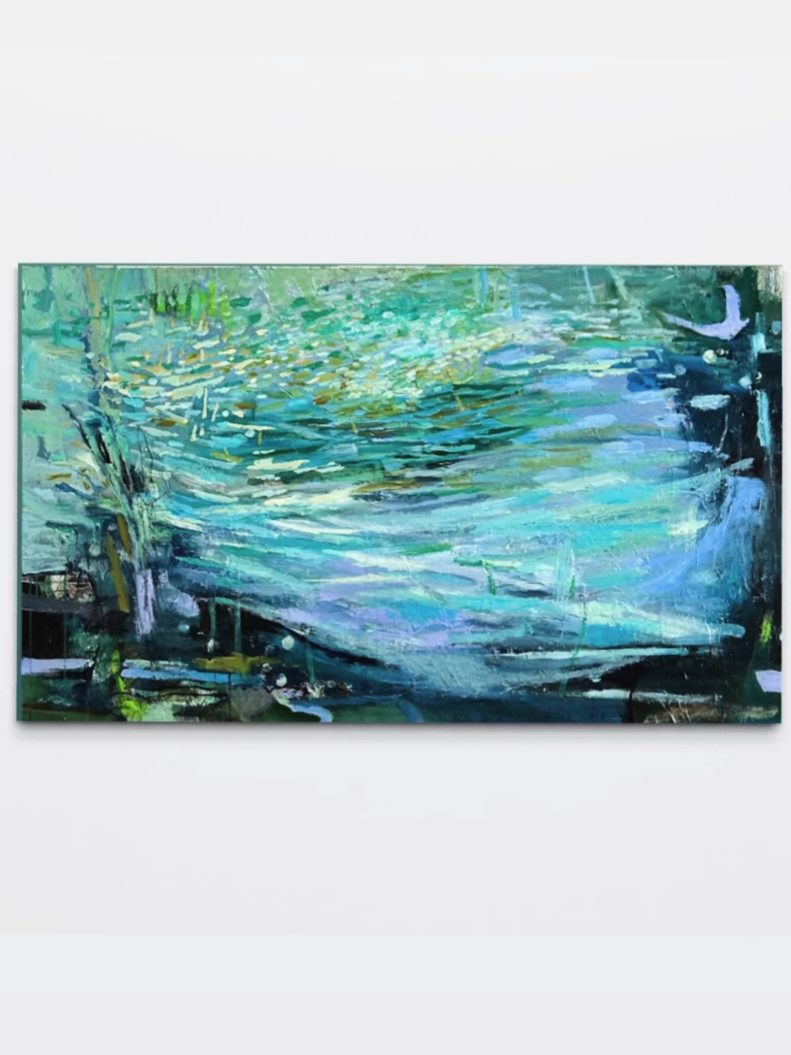 Shining, radiating, reflecting,expanding. 

36&rdquo;x60&rdquo;

#contemporaryart #lyricalabstraction #abstractartist #artforinteriors #saltspringisland