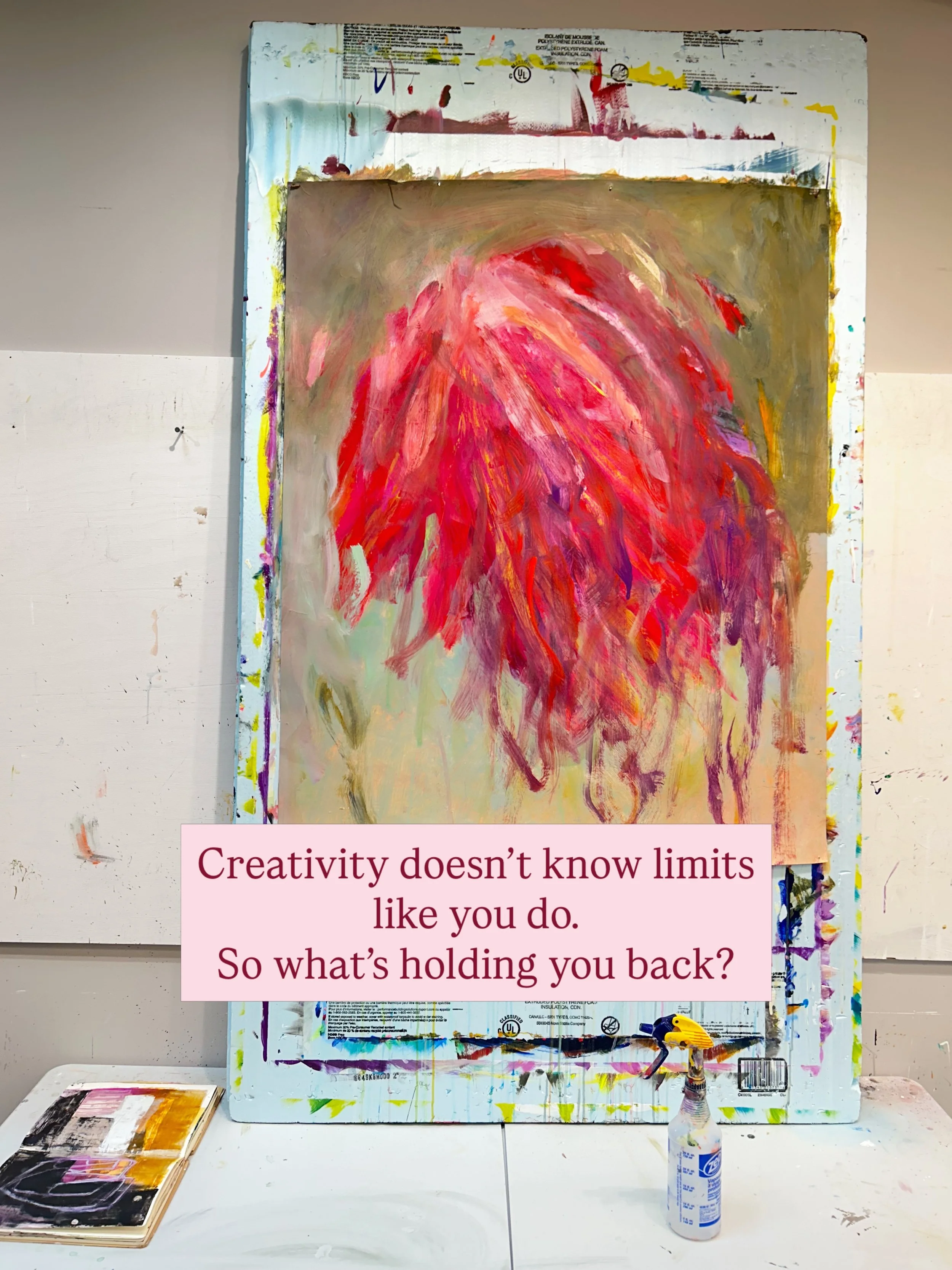 So what&rsquo;s stopping you from letting go and playing with creativity a little more freely?

I&rsquo;m curious. And, let me guess.
Fear of wasting materials.
Fear of making a mess.
Fear of ruining a layer.
Fear of not knowing how to get what&rsquo