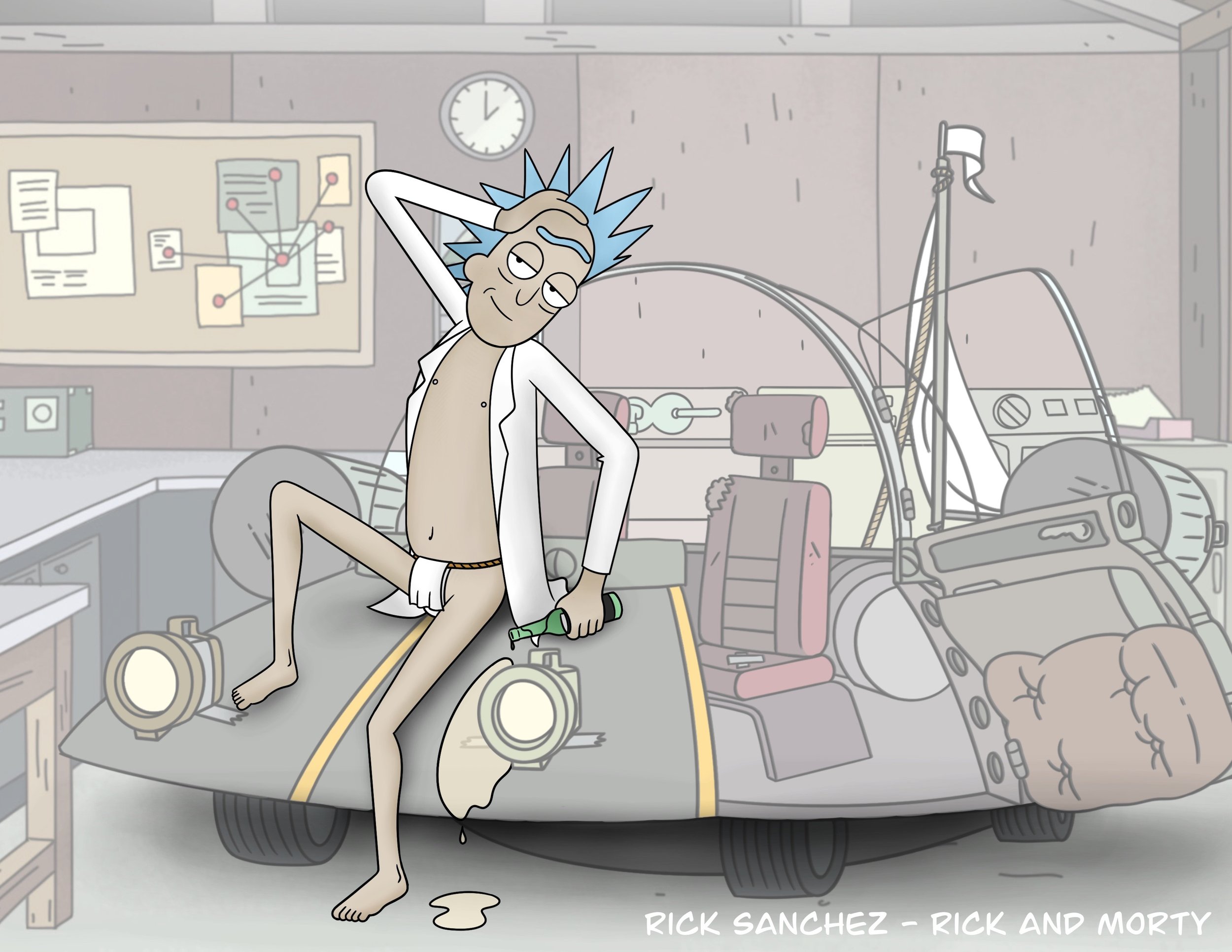 Sloshed Scientist