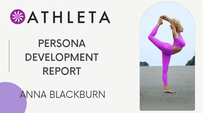 Athleta Persona Development Report