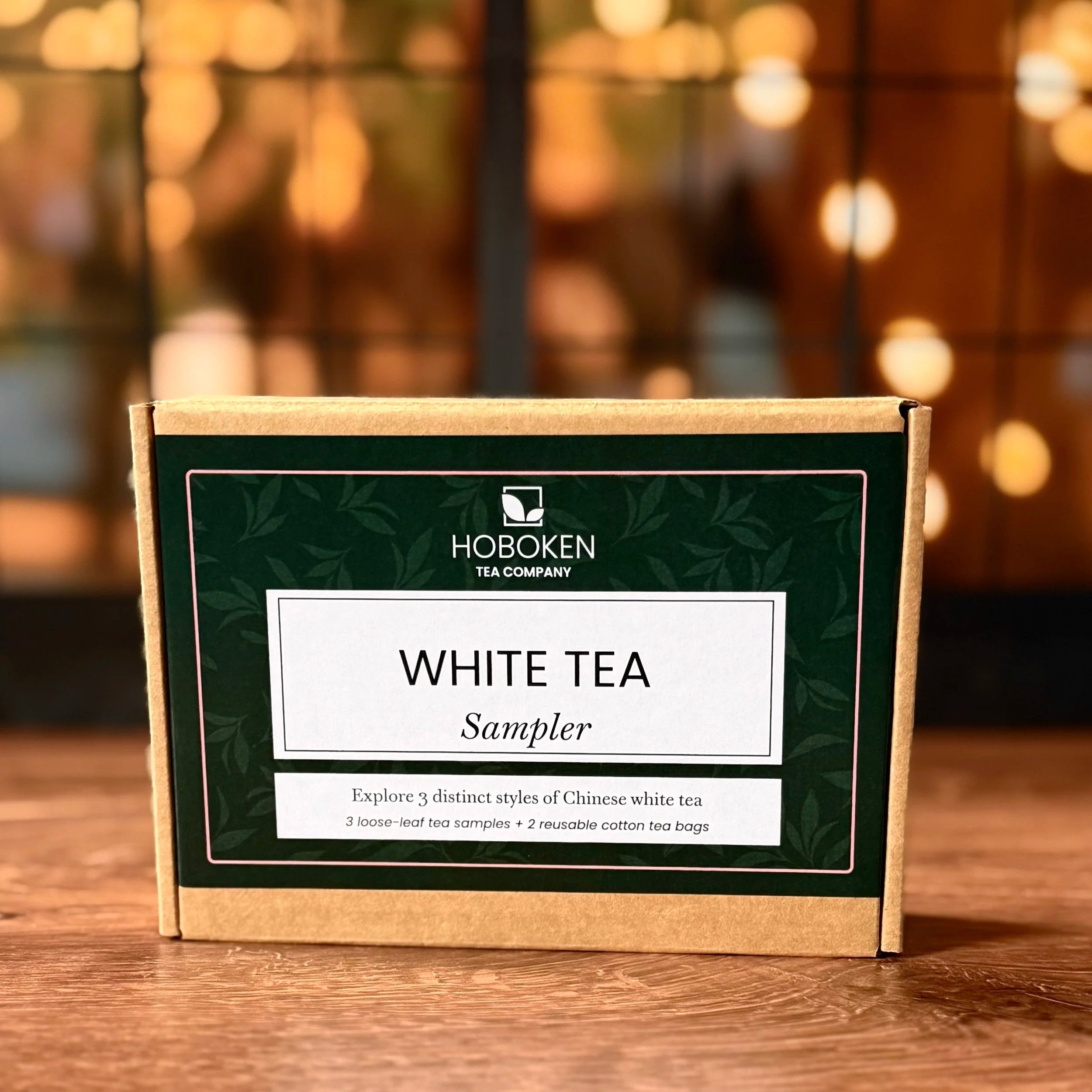 White Tea Sampler | Three Single-Origin White Teas | Includes Reusable Tea Bags