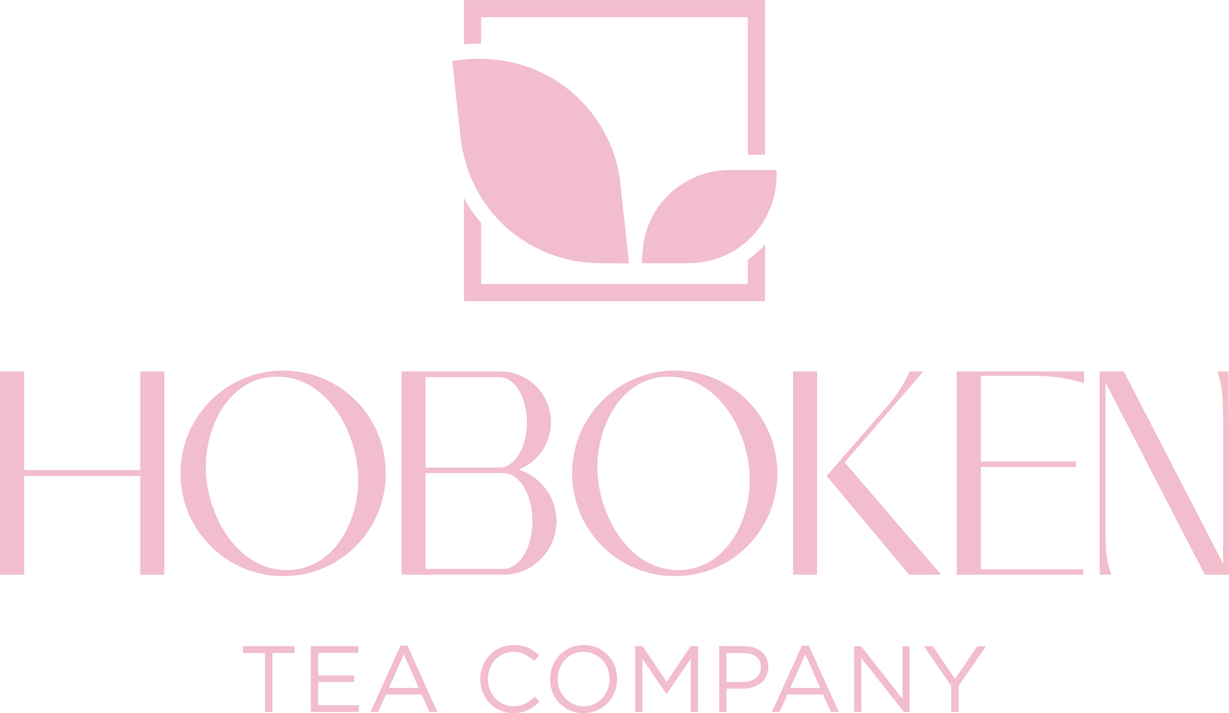 Hoboken Tea Company logo in pink