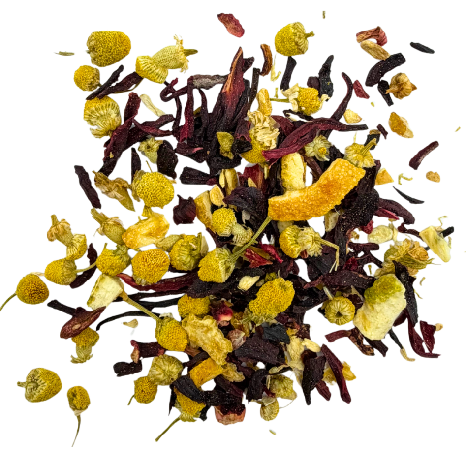 Sunrise on the Hudson | Hibiscus & Citrus Herbal Blend | Caffeine-Free & Organic