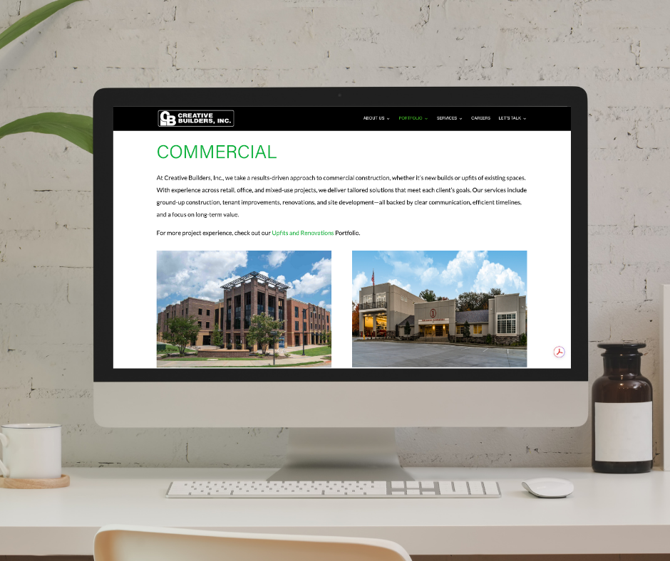 Creative Builders Website