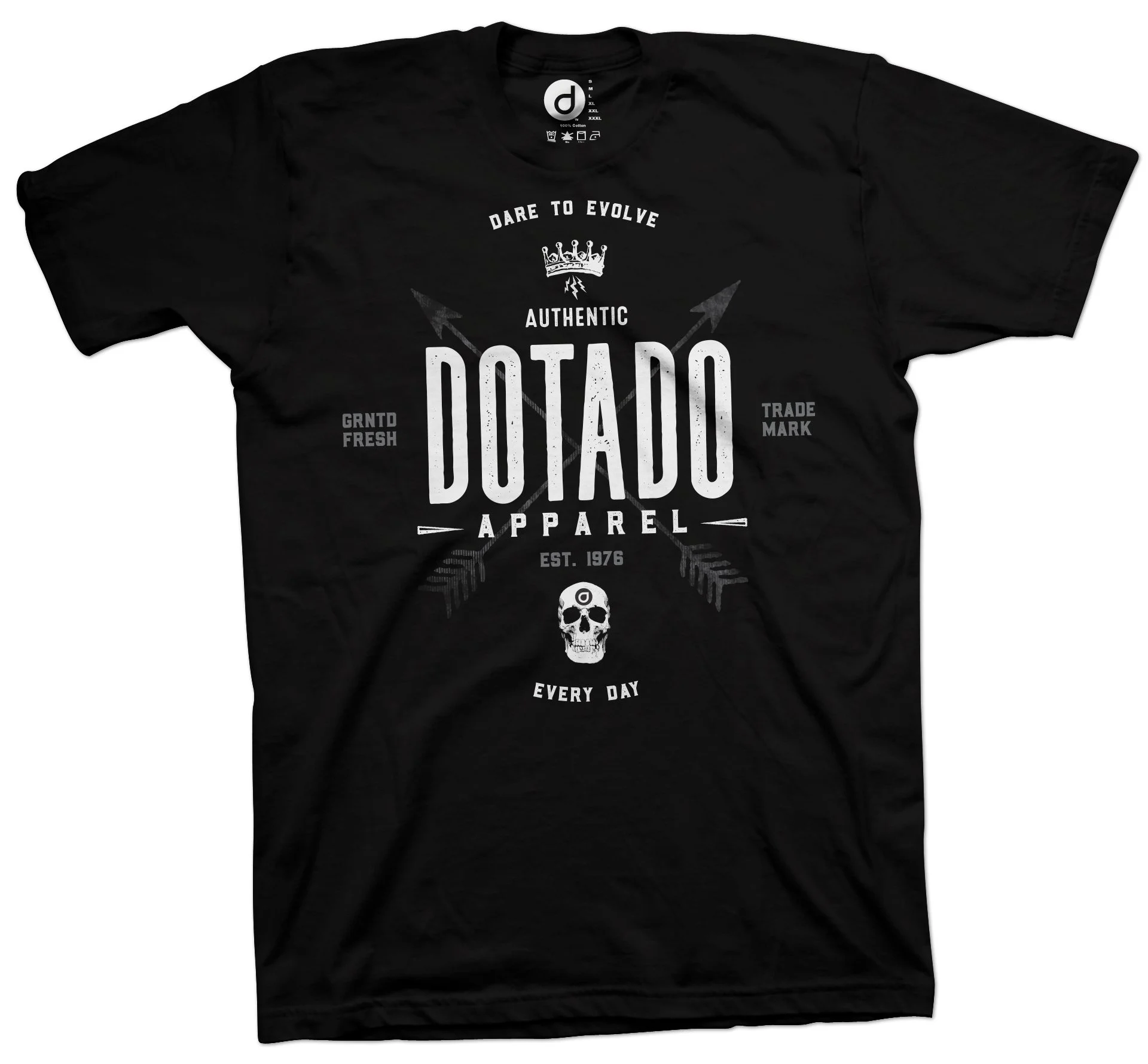 full mens dotado apparel whiskey tee shirt pressed