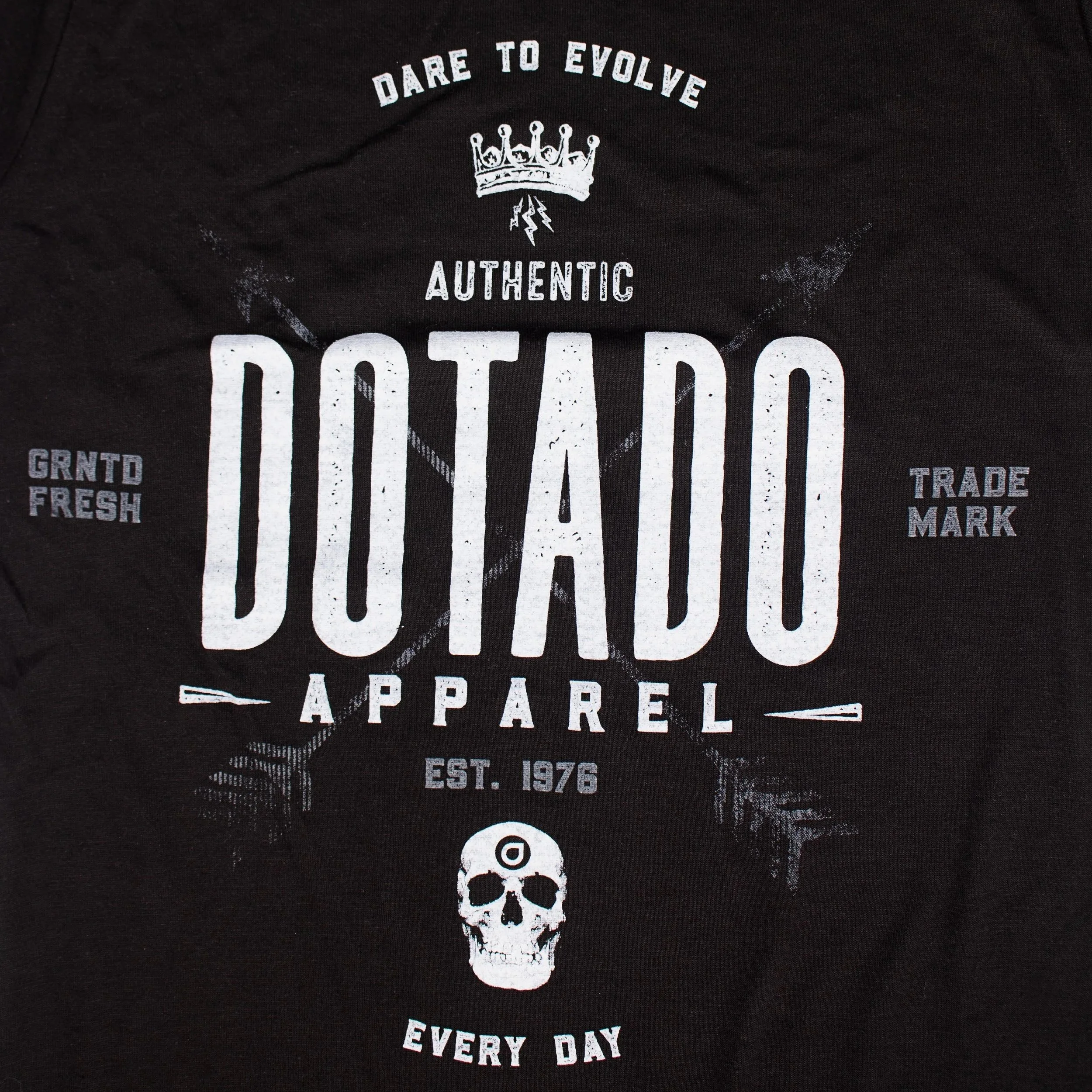 close up women's dotado™ apparel whiskey design tee