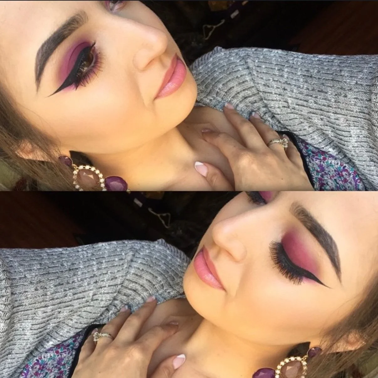 From the 2016 archives ⭐️

A time when @houseoflashes iconic lashes, @redcherrylashes no. 43, @colourpopcosmetics liquid lippies and @morphebrushes palettes reigned supreme and every other look was a YouTube recreation. And I REALLY loved a mirrored 