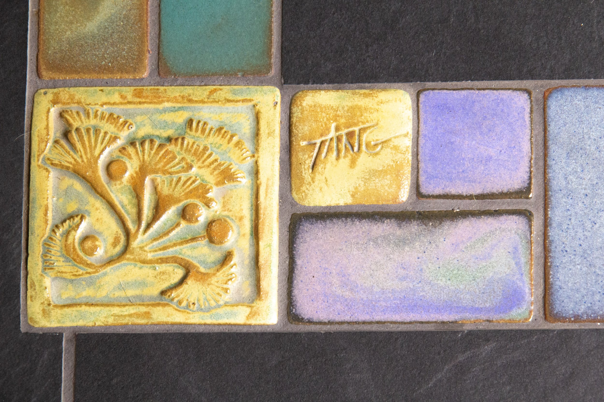 ... with signature tile by the tile maker