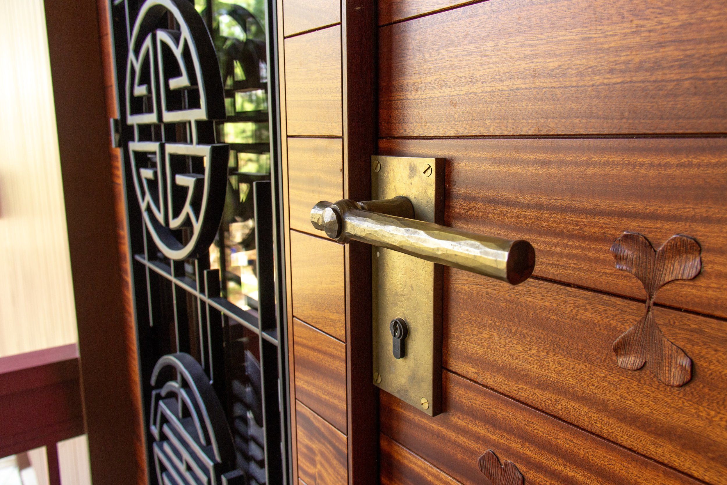 Brass door hardware