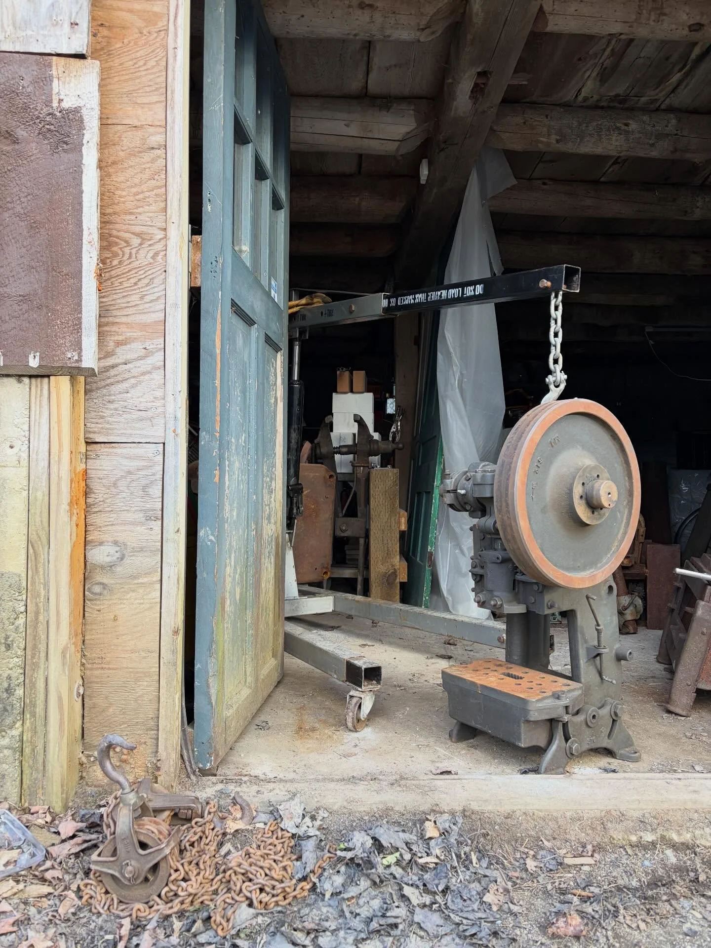 Spring cleaning and a change in shop layout. I wouldn&rsquo;t be able to run this business without that engine hoist..