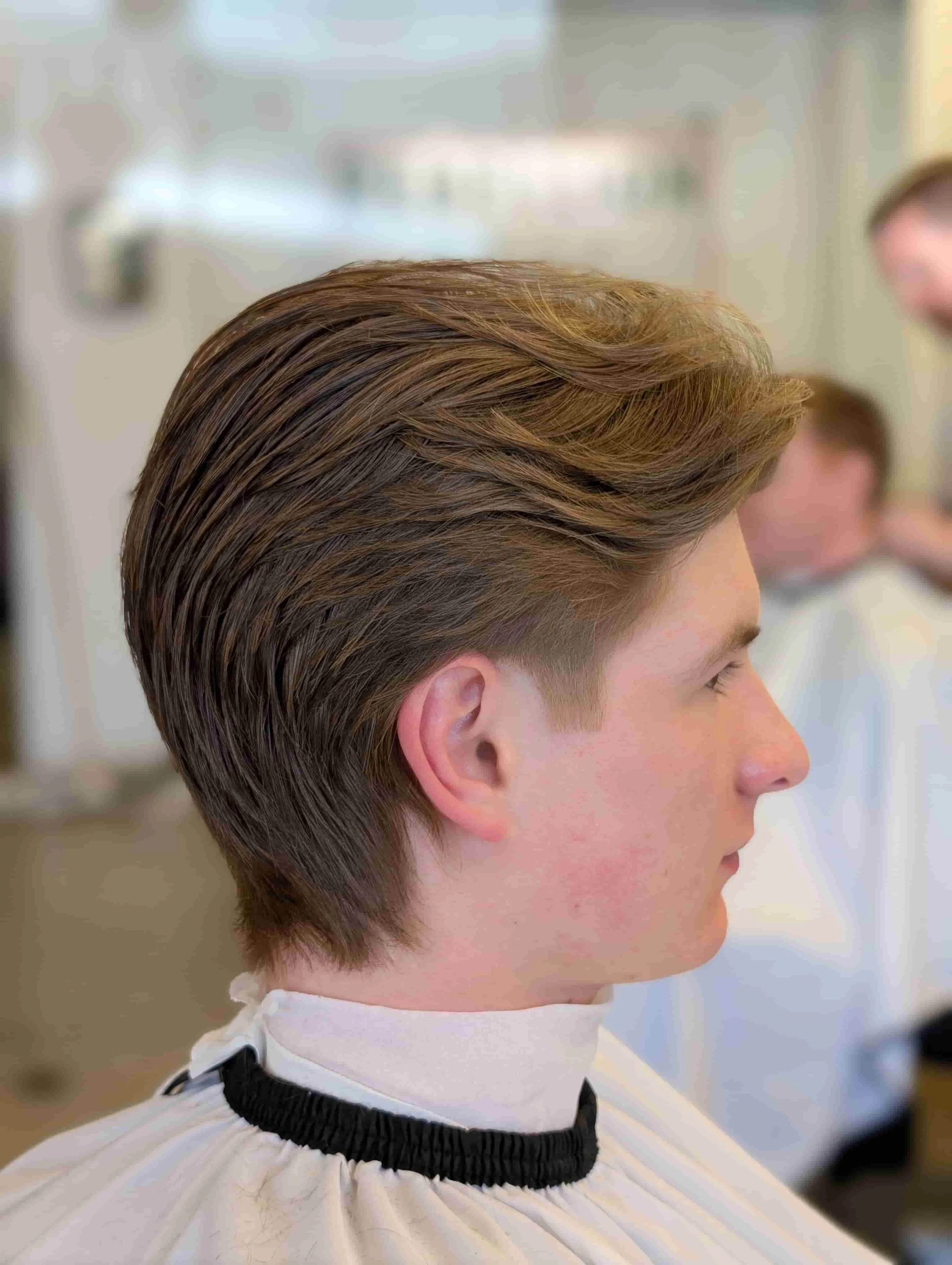 mobile barber medium length hair