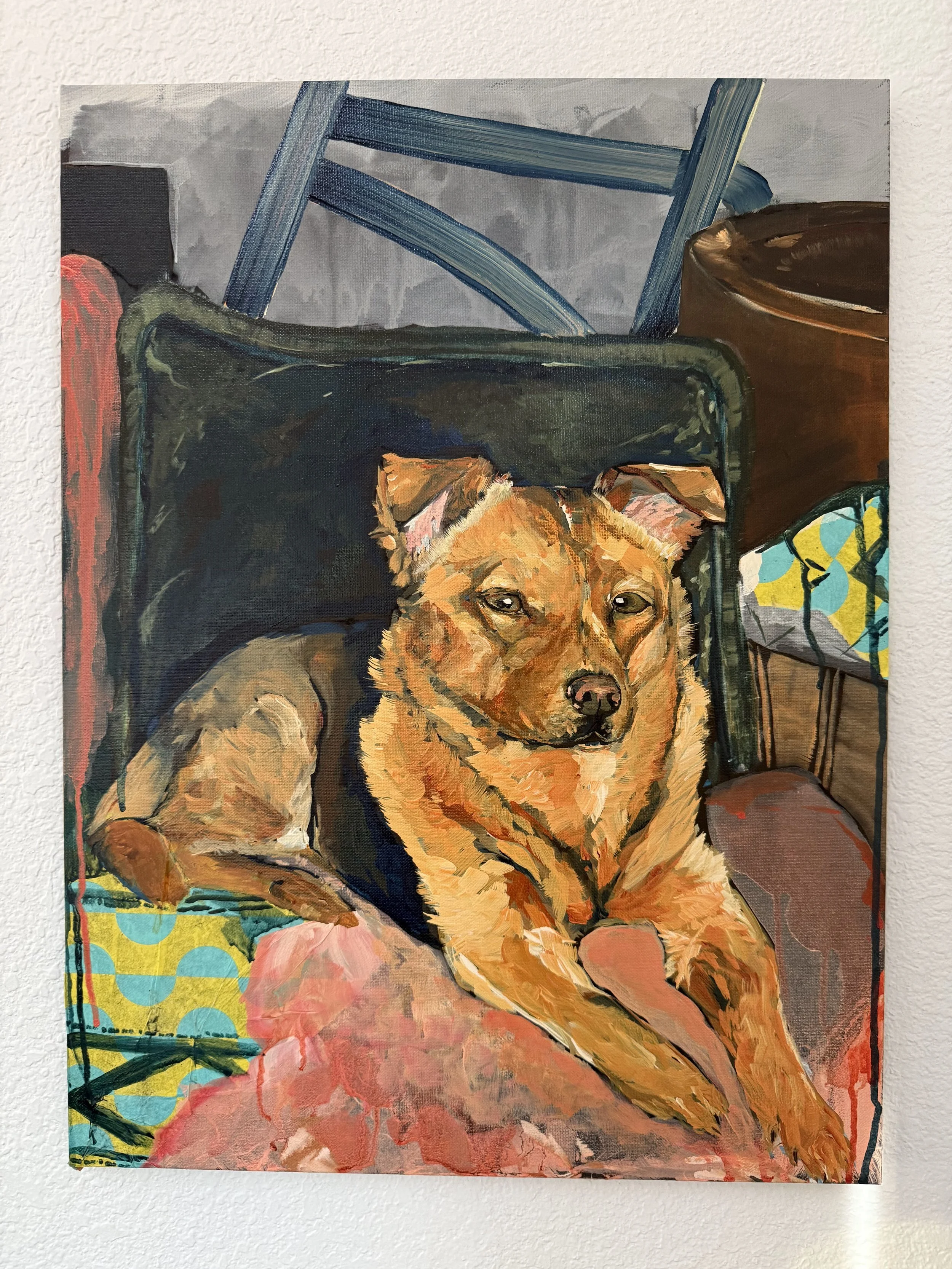 Dooby, 2026  Acrylic on Canvas  24x18  SOLD