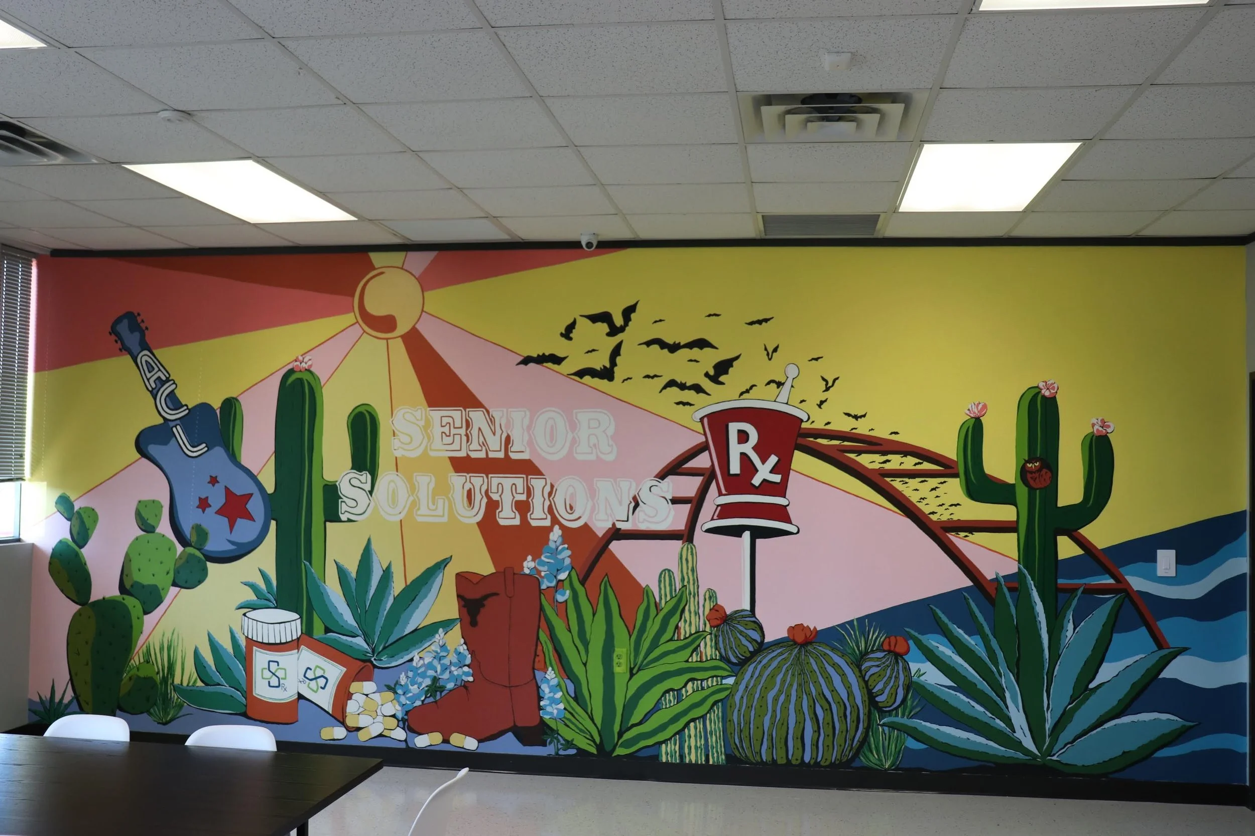 Pharmacy Mural, 2020  Latex Mural