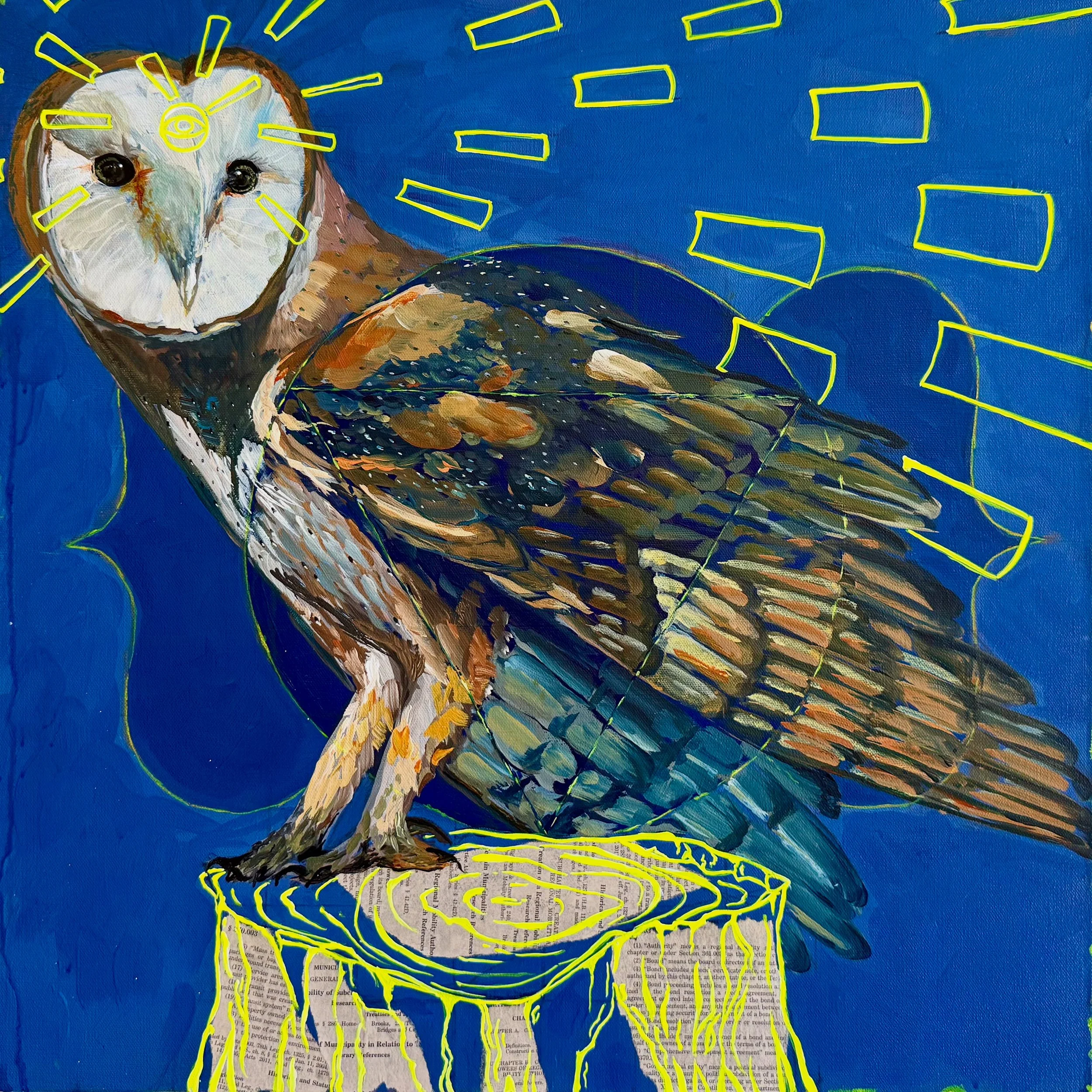 Unseen Truth, 2025  Acrylic on Canvas  24x24  $666