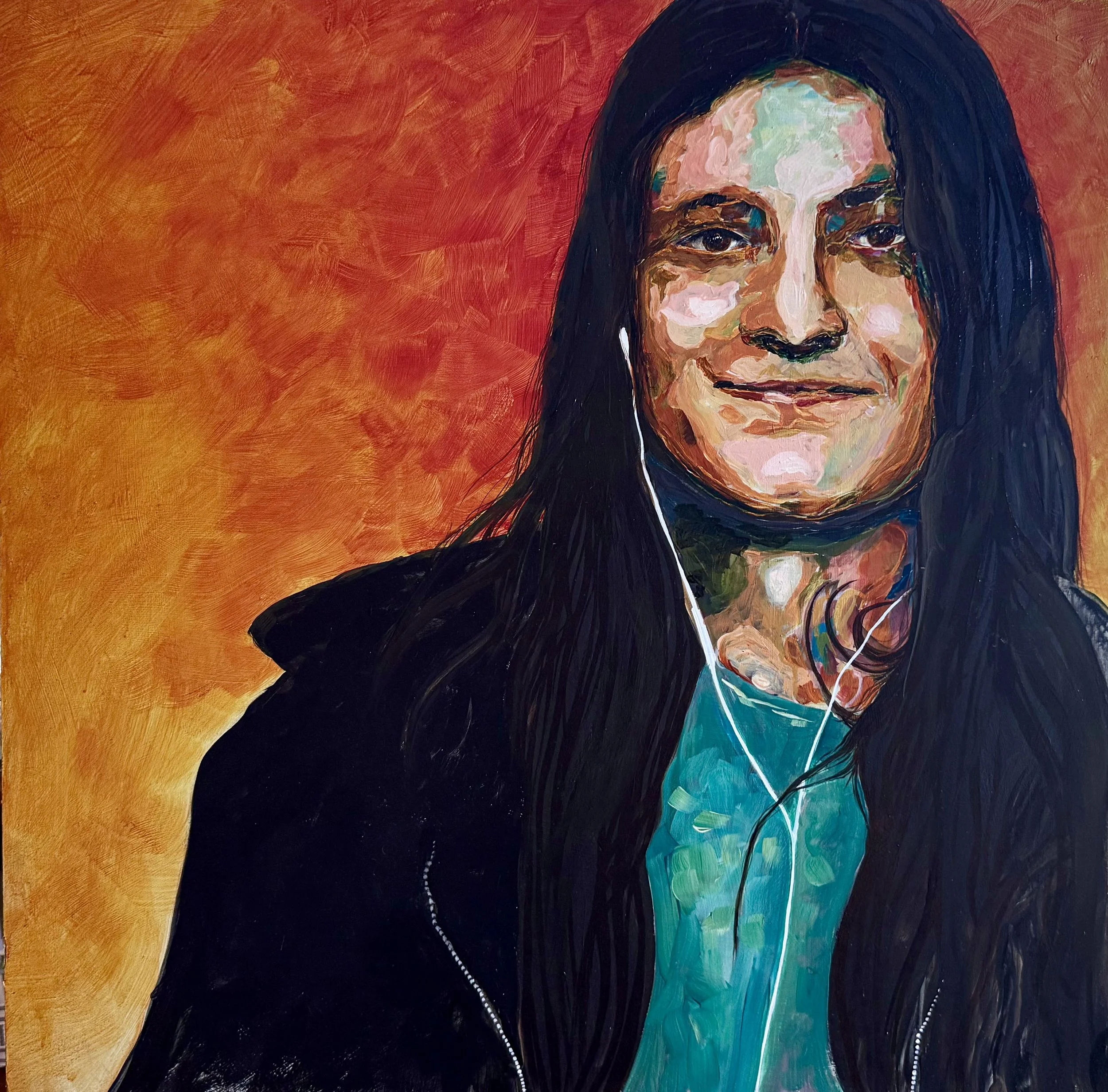 Jasper, 2025  Acrylic on Panel  30x30  NFS