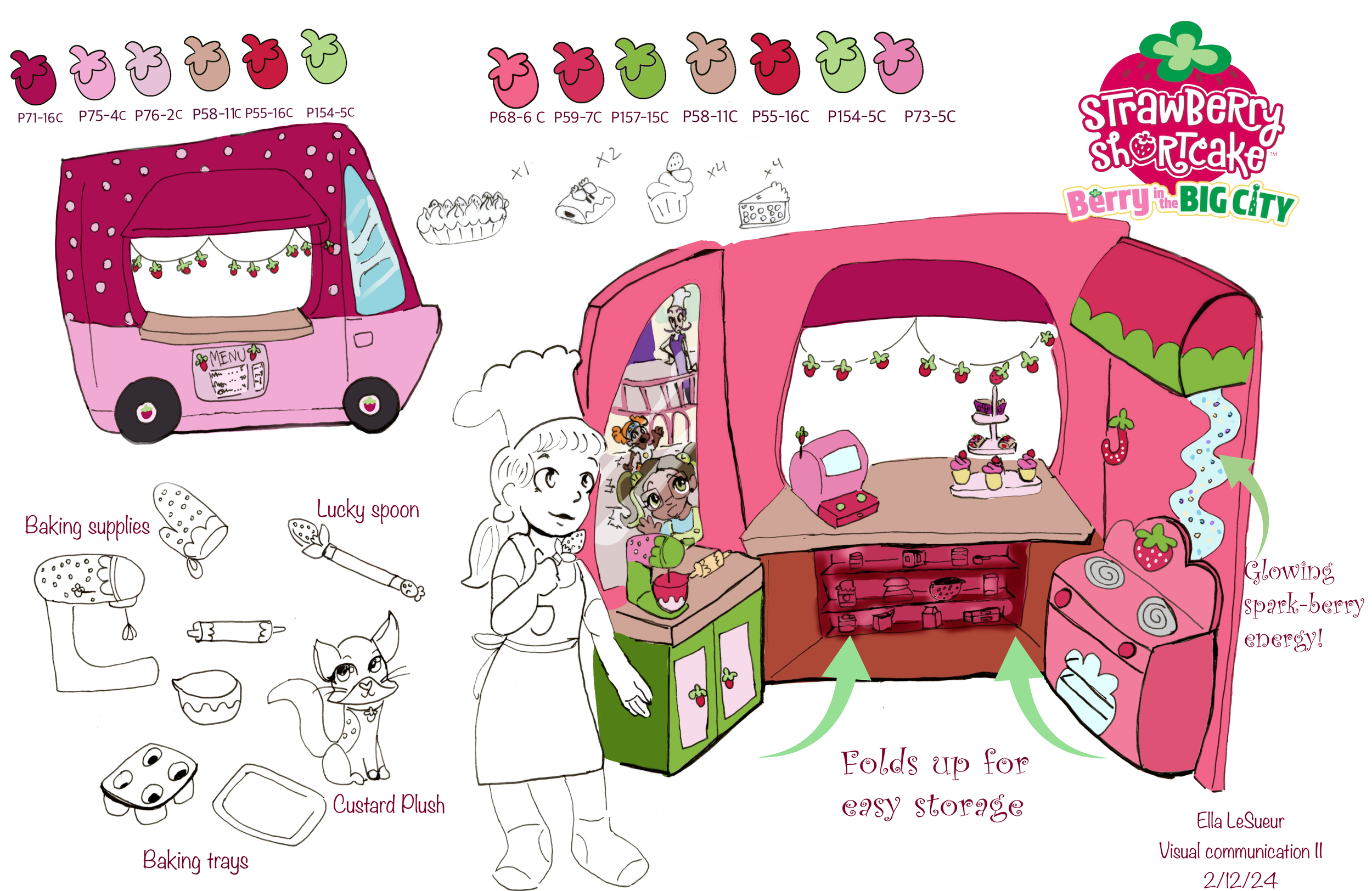 Berry in the Big City Kitchen Role Play Toy