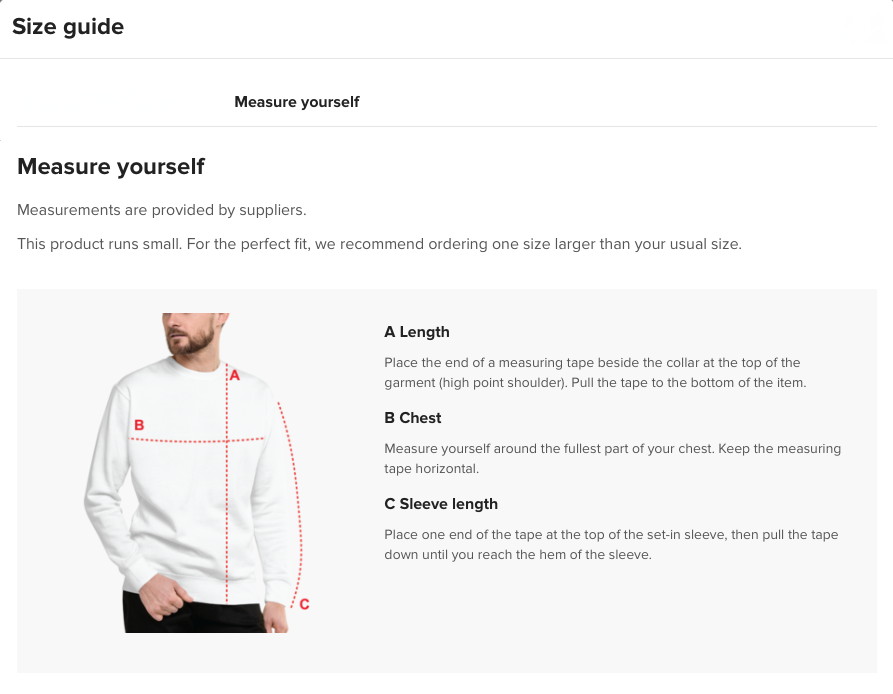 unisex premium sweatshirtl measure yourself.png