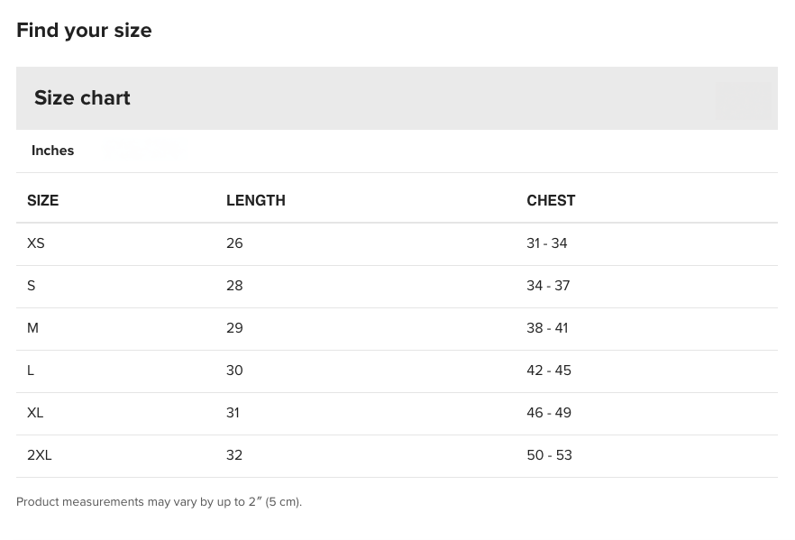 3:4 sleeve raglan tshirt size chart.png