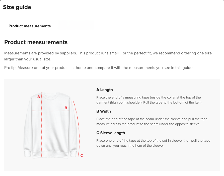 unisex premium sweatshirt product measurements.png