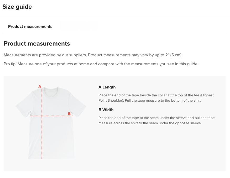 unisex tshirt product measurements.png