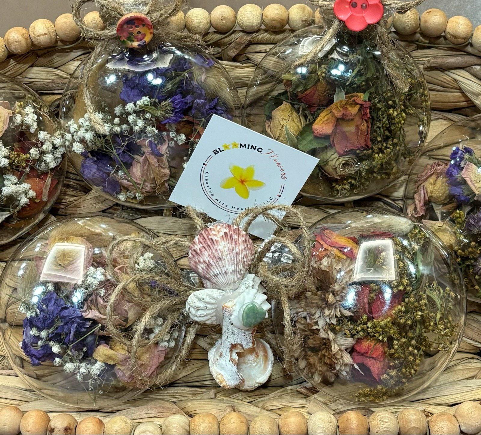 BLOOMING FLOWERS DRIED FLOWERS & ANGEL ORNAMENTS.jpg