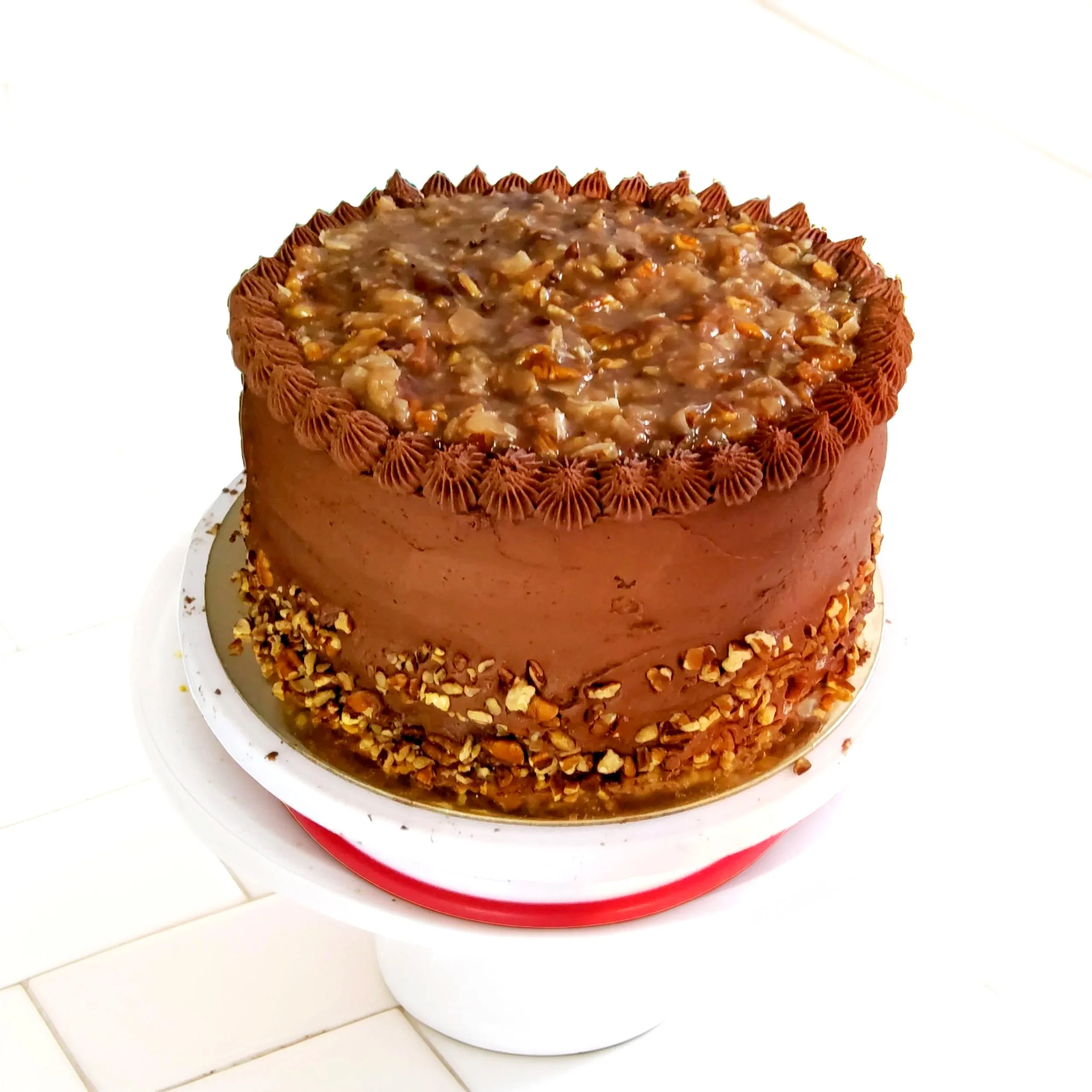 Vegan German chocolate cake