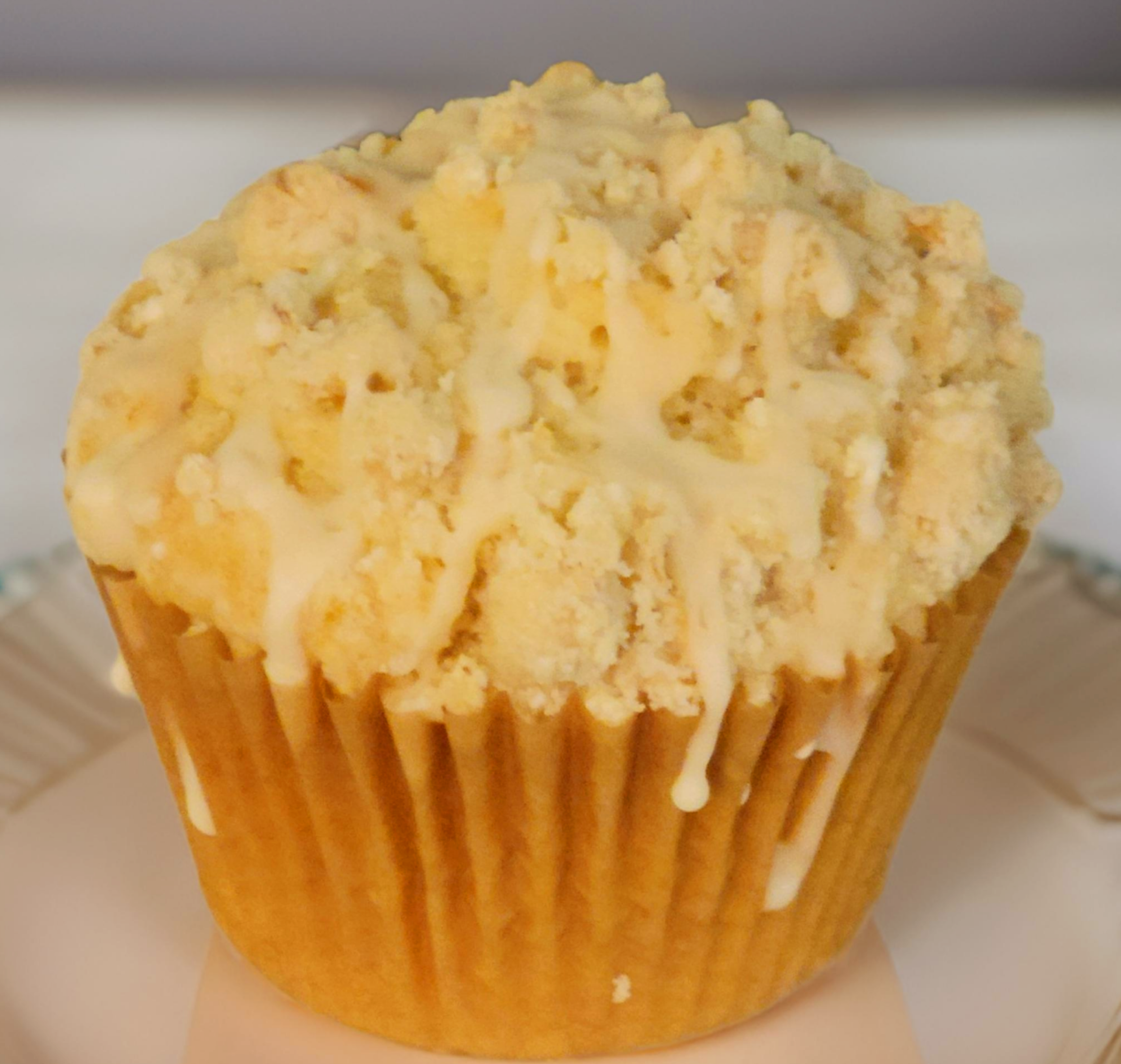 Plant-based lemon muffin