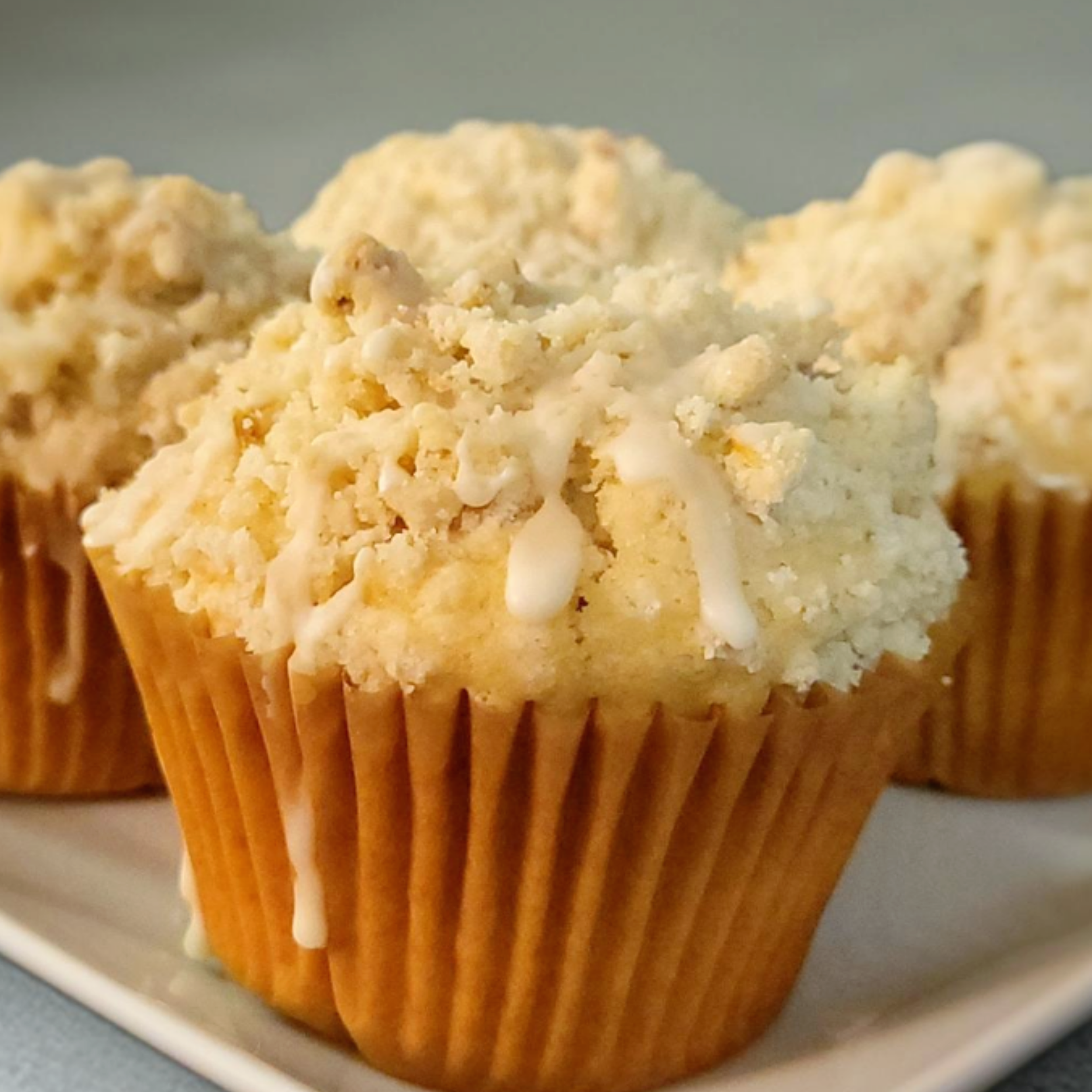 Plant-based lemon muffins