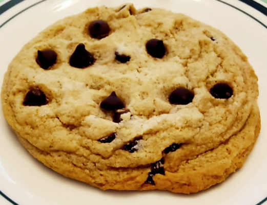 Plant-based chocolate chip cookie