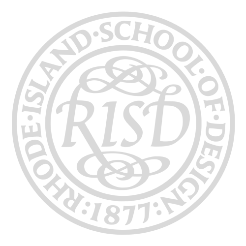 This is a faded logo of Rhode Island School of Design (RISD).