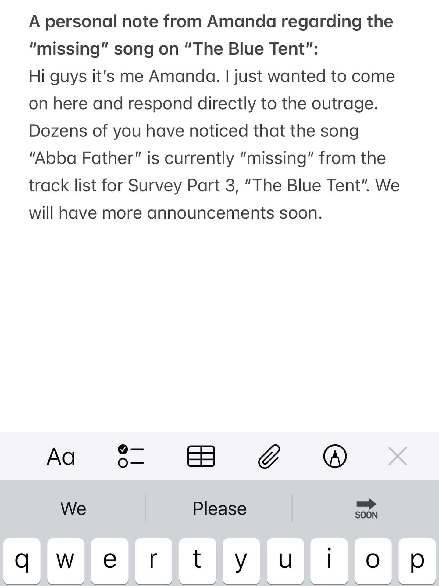 // 

A personal note regarding the outrage 

(💀= for laughs)