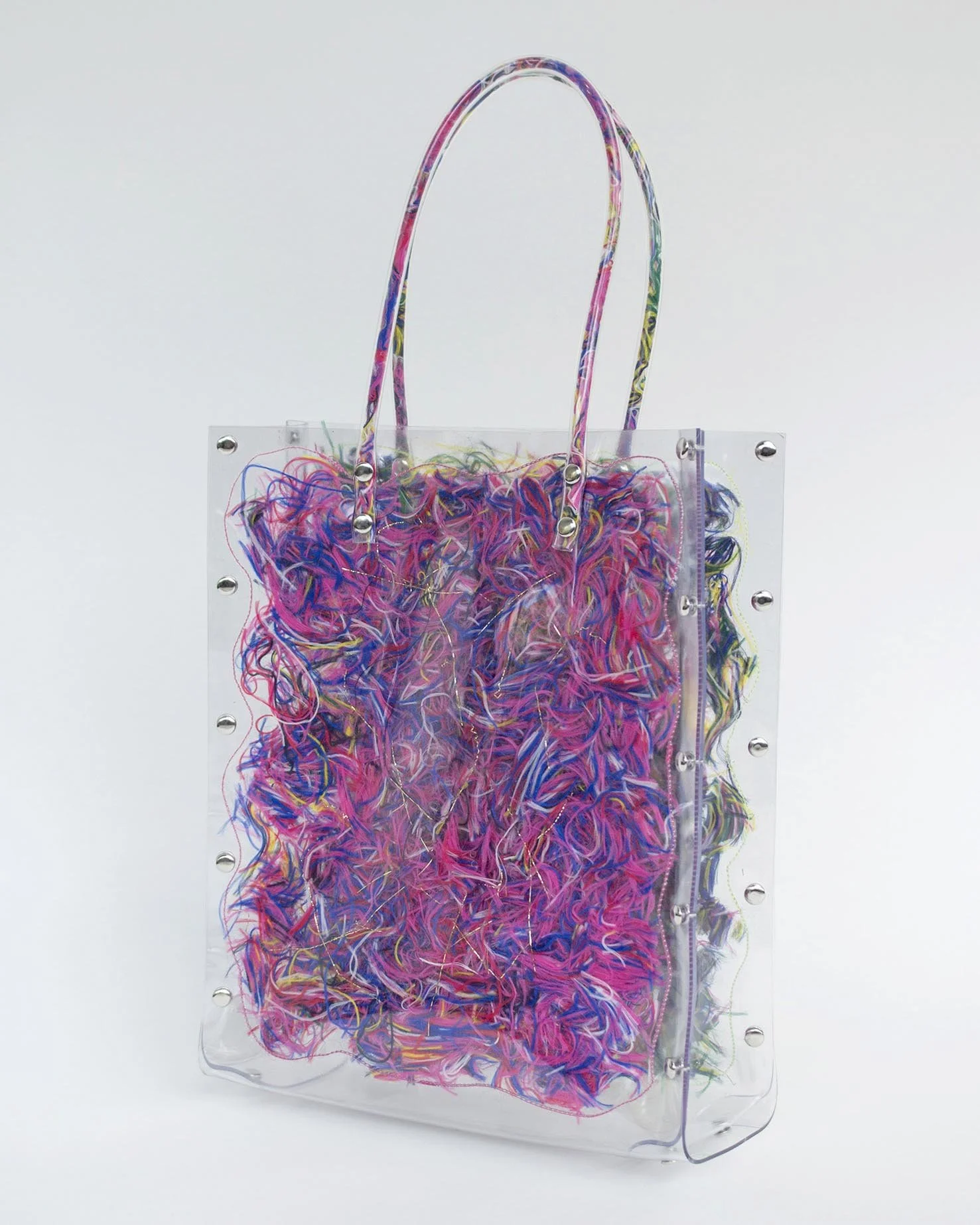 Thread Painting Handbag (Pink×Yellow)1.jpg