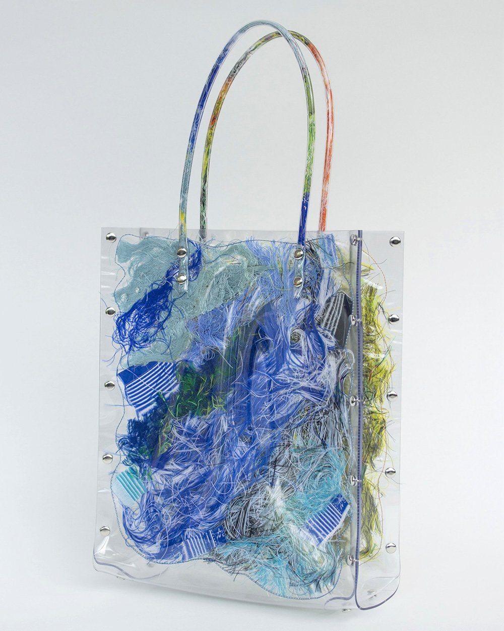 Thread Painting Handbag (Blue×Yellow)1.jpg