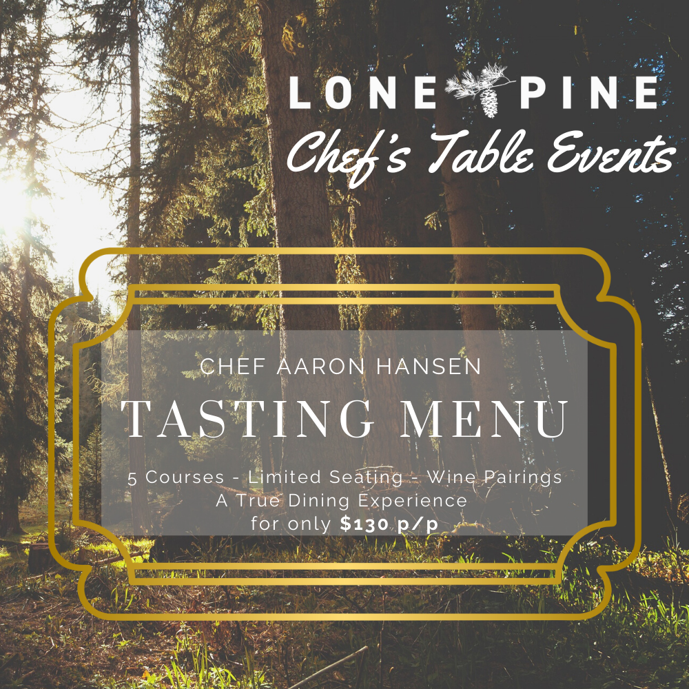 Chef Aaron Hansen Tasting Menu Experience (April)